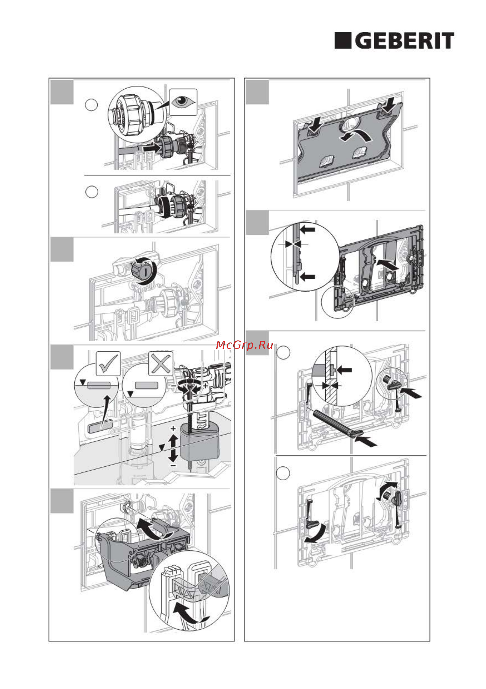 Geberit SIGMA 01 115.770.KA.5 Инструкция по эксплуатации онлайн [3/8] 335832