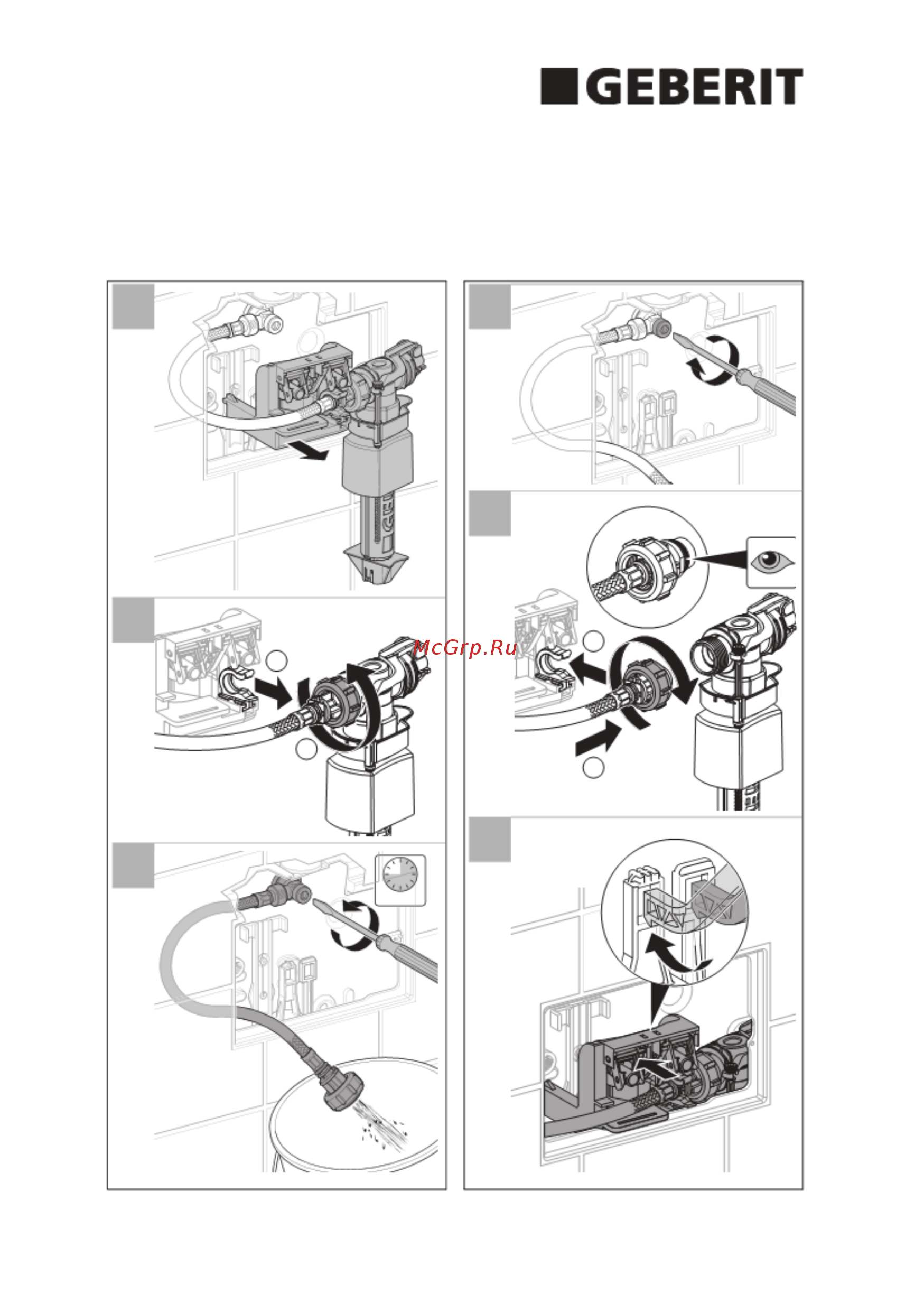 Geberit DELTA 50 115.135.11.1 [2/6] Installation
