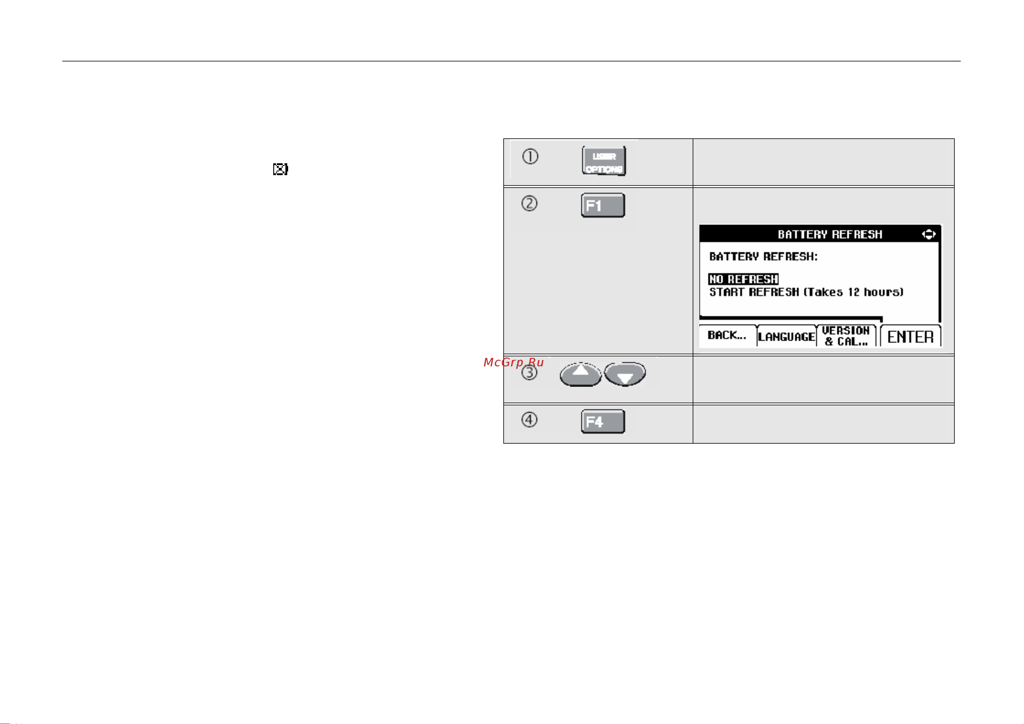 Fluke 123/S портативный 20 МГц [51/79] Поддержание батарей в оптимальном состоянии