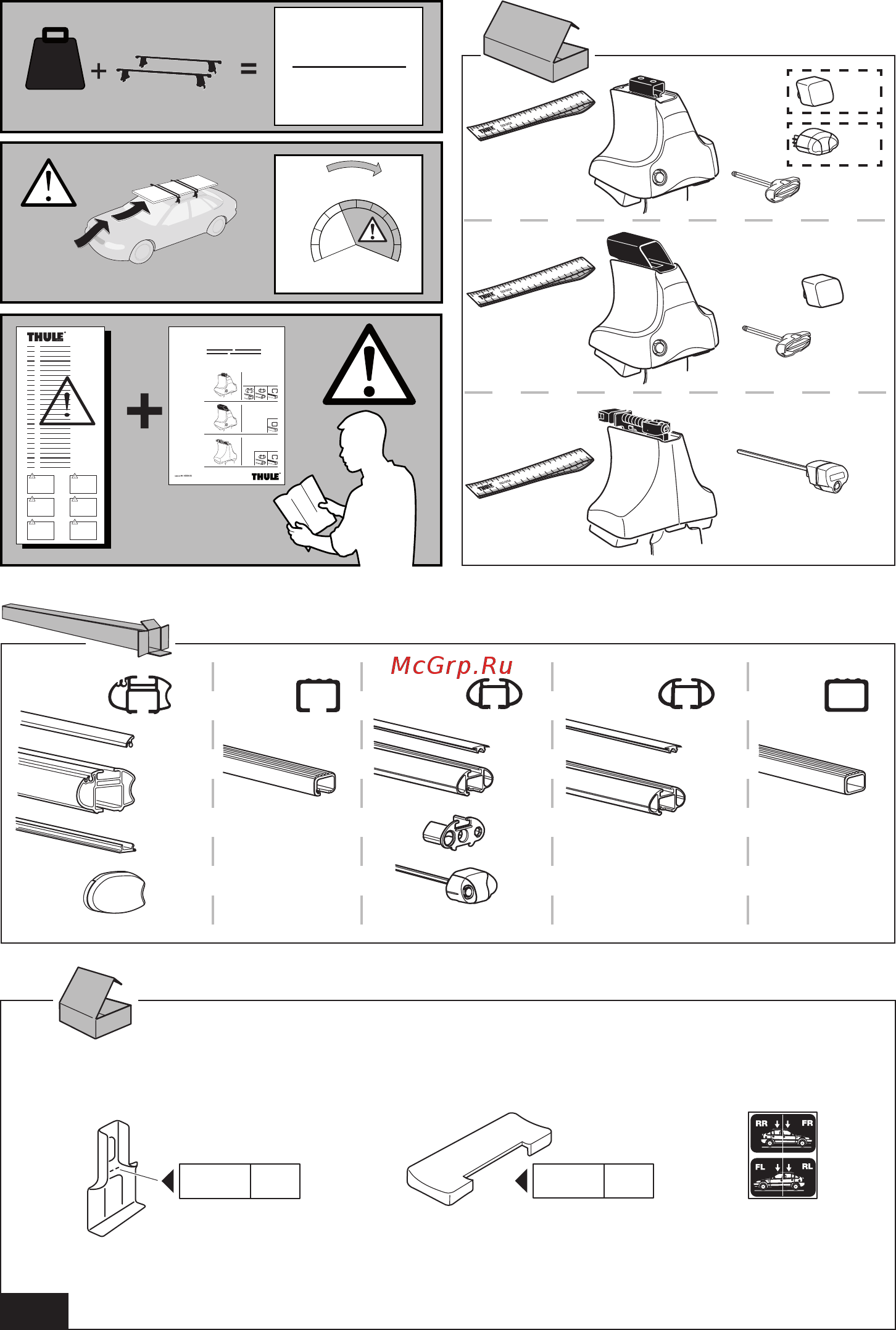 Thule 1001 [2/8] Instructions