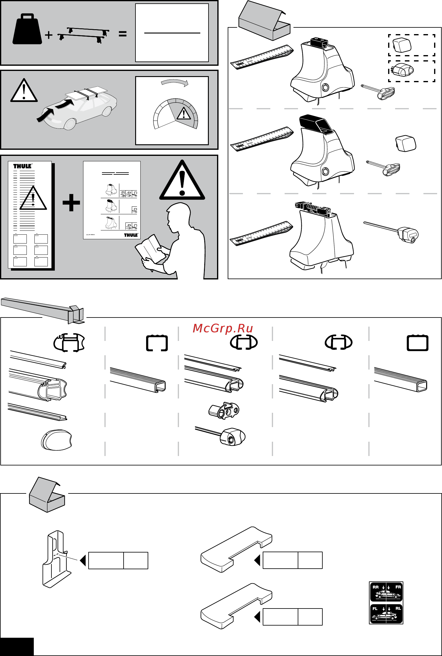 Thule 1009 [3/12] Instructions