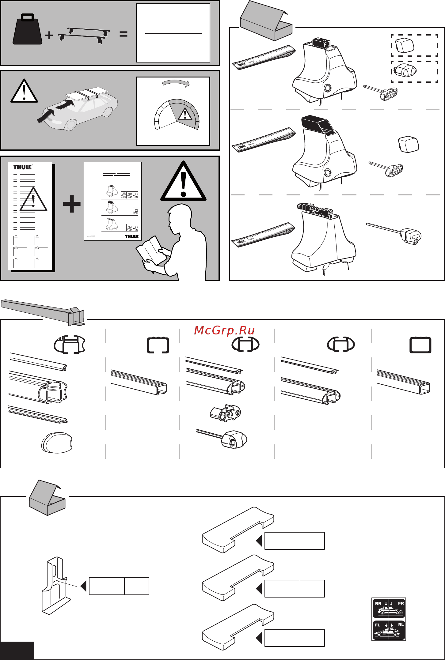 Thule 1051 [2/8] Instructions