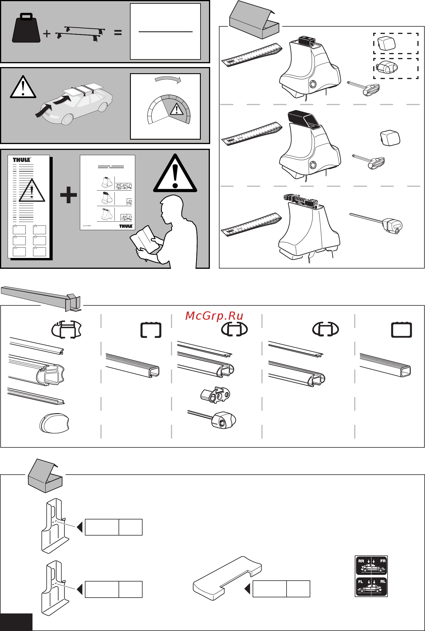 Thule 1122 [2/8] Instructions