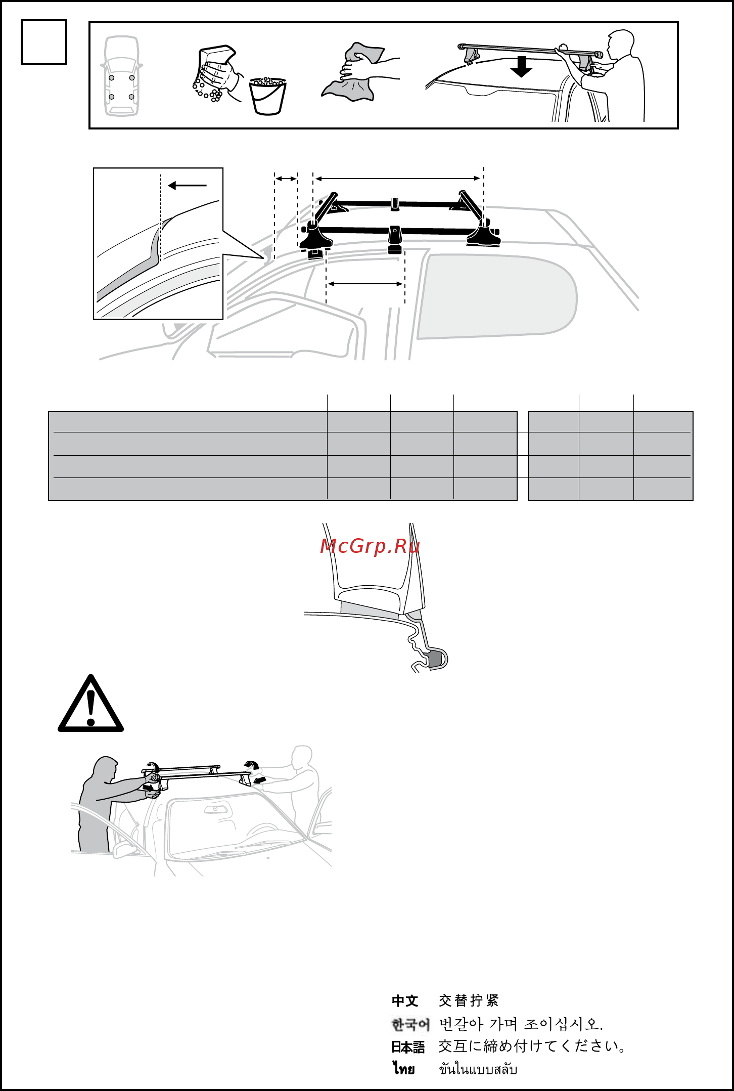 Thule 1109 Инструкция по эксплуатации онлайн [8/12] 326488