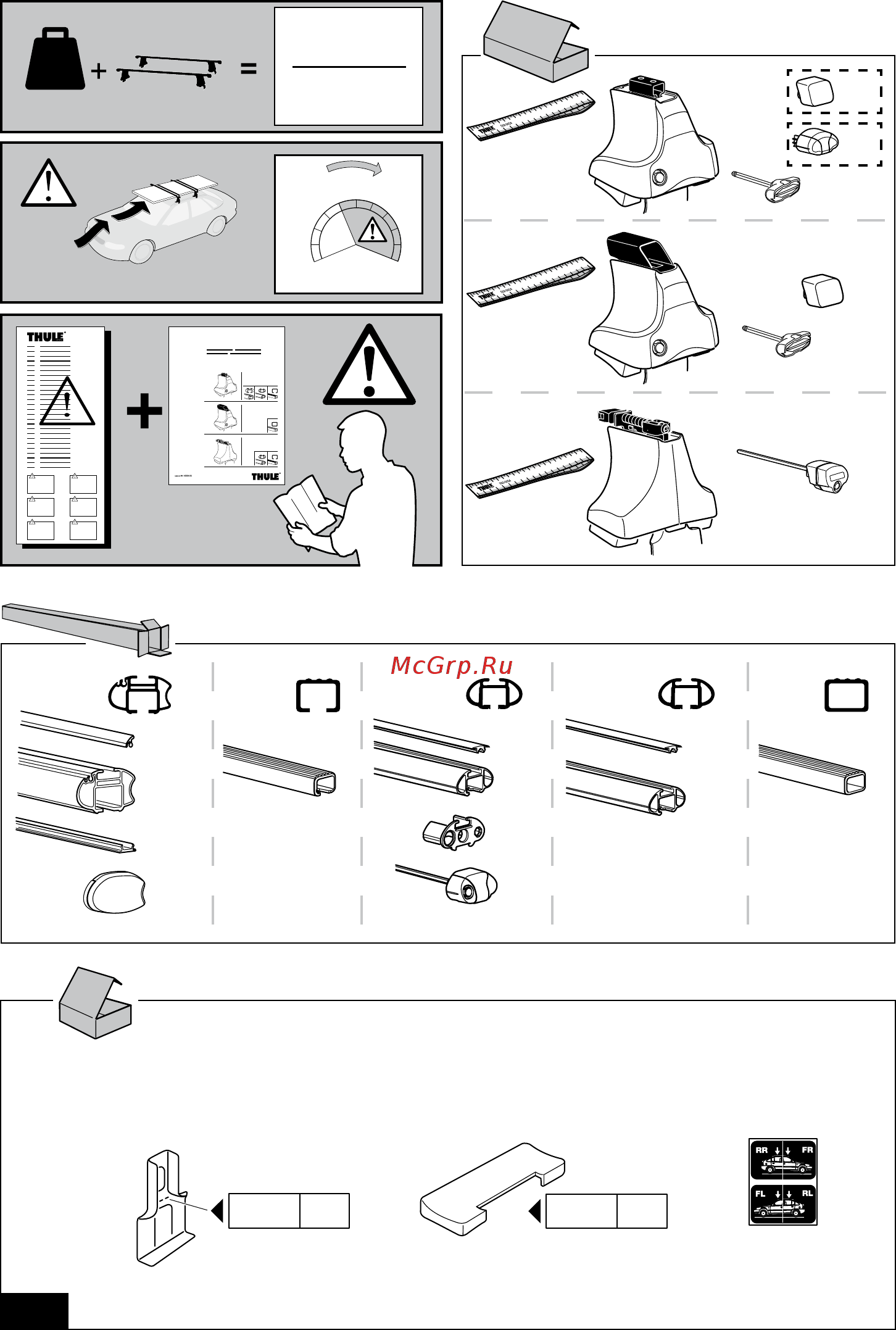 Thule 1212 [2/8] Instructions