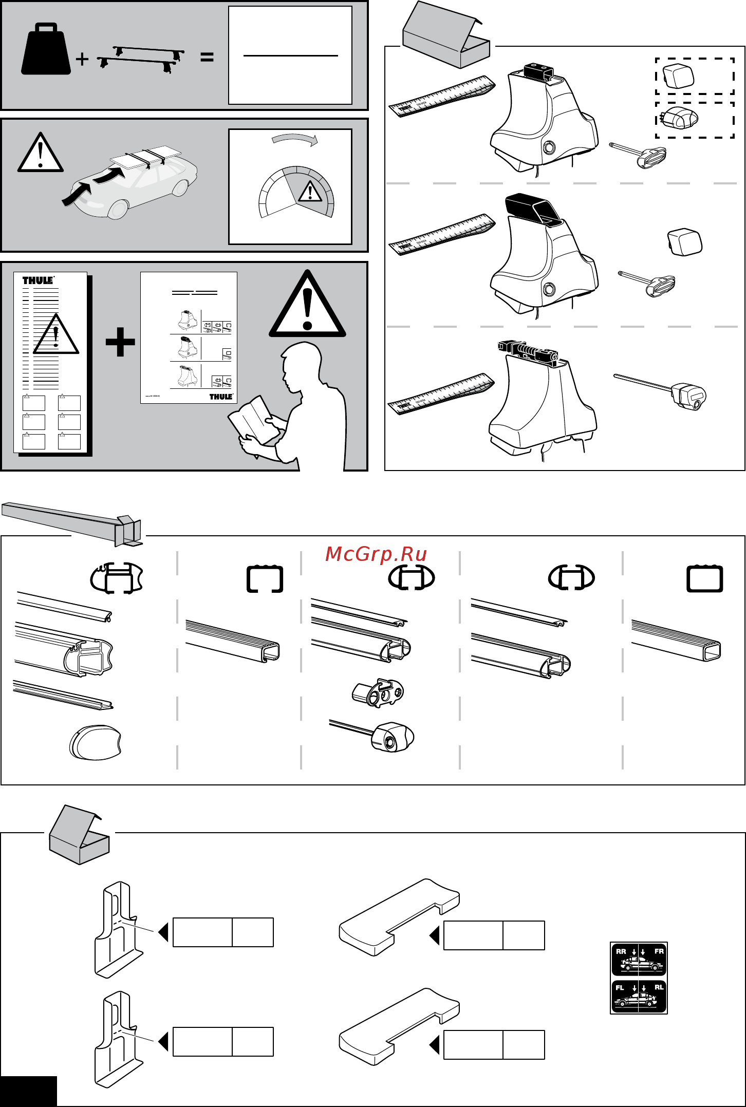 Thule 1221 [2/8] Instructions