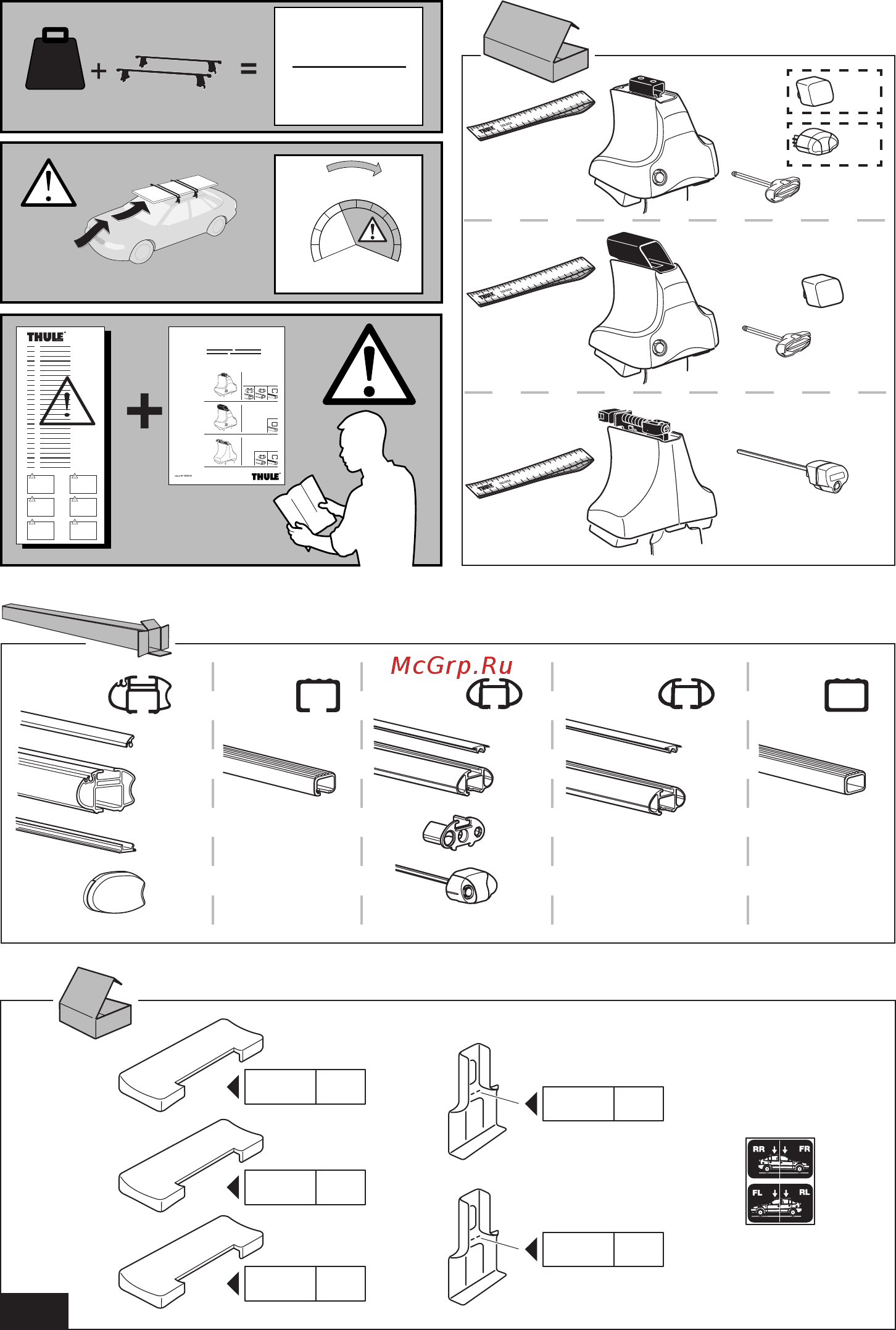 Thule 1227 [2/8] Instructions