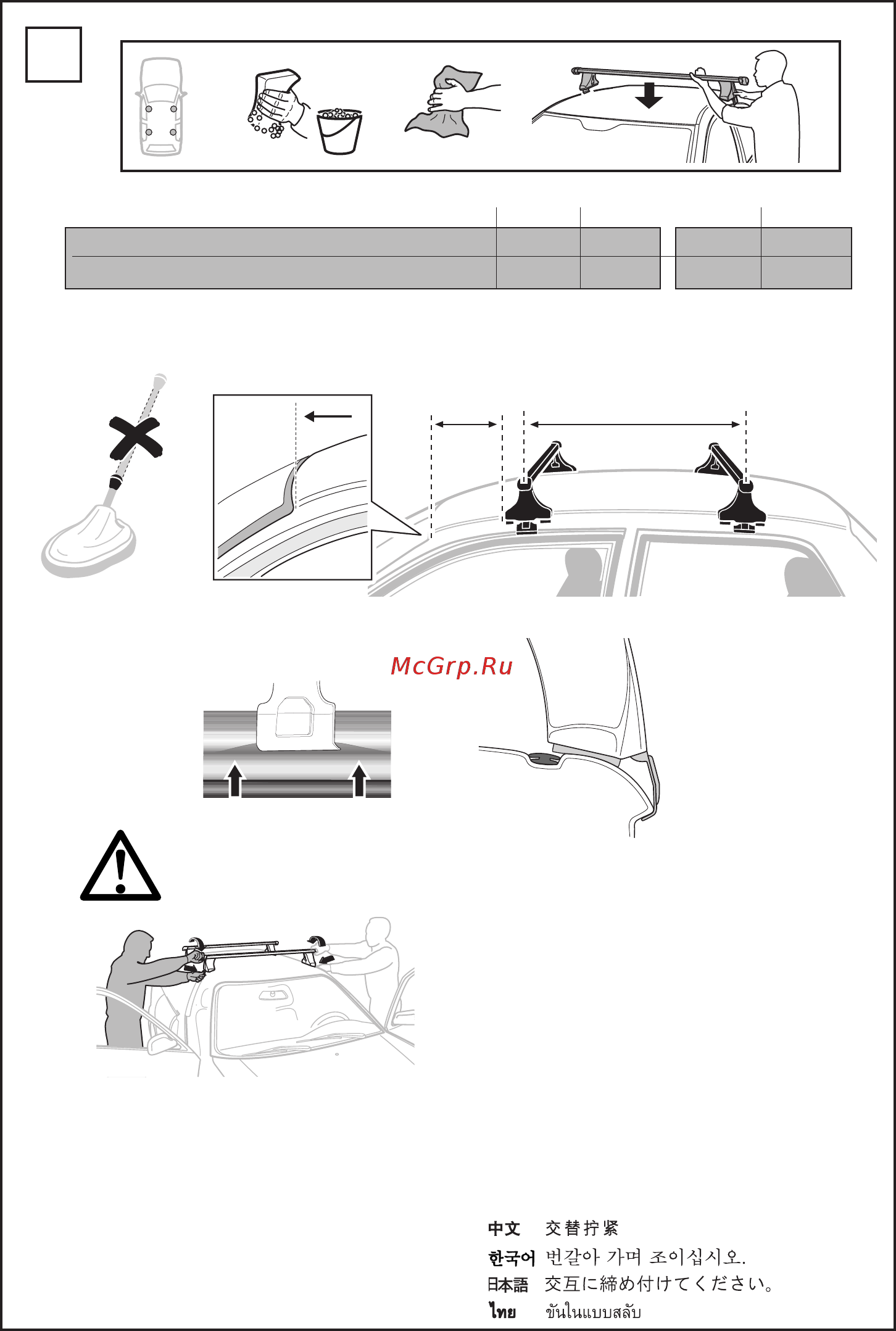 Thule 1261 [6/8] Daihatsu altis 4 dr sedan 01 06 240 mm 650 mm 9