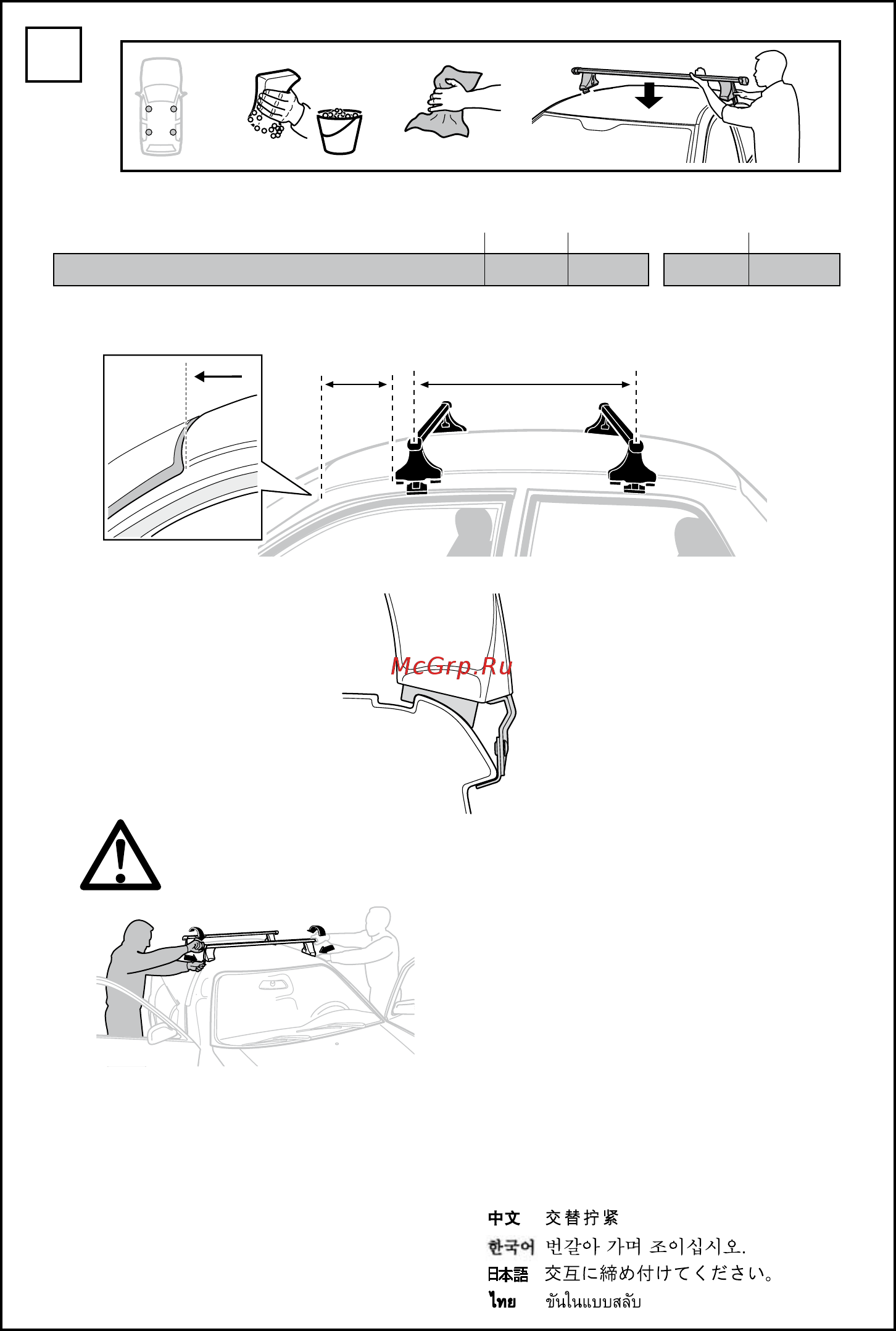 Thule 1345 [6/8] Toyota prius 5 dr hatchback 04 08 04 09 320 mm 600 mm 12