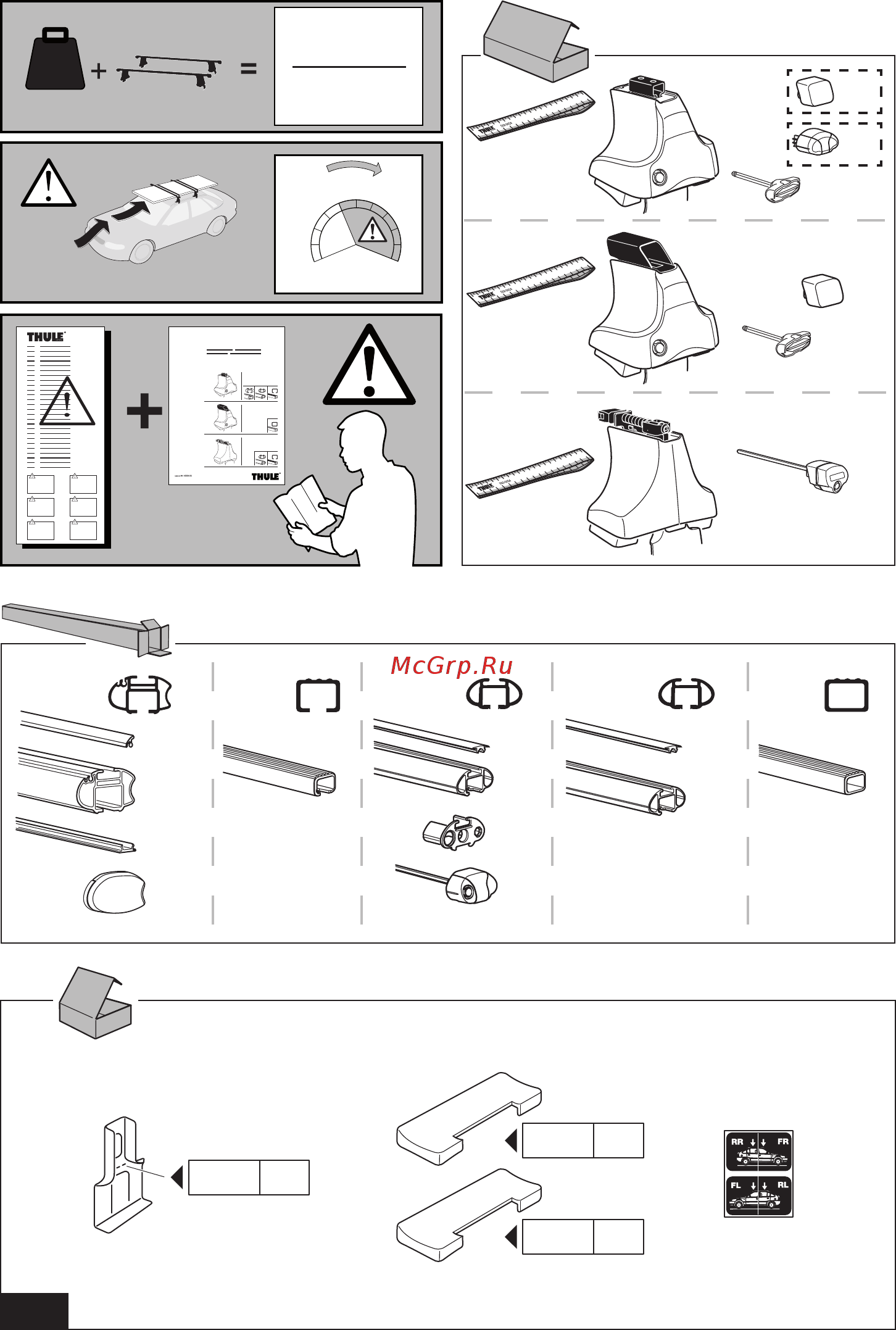 Thule 1340 [2/8] Instructions