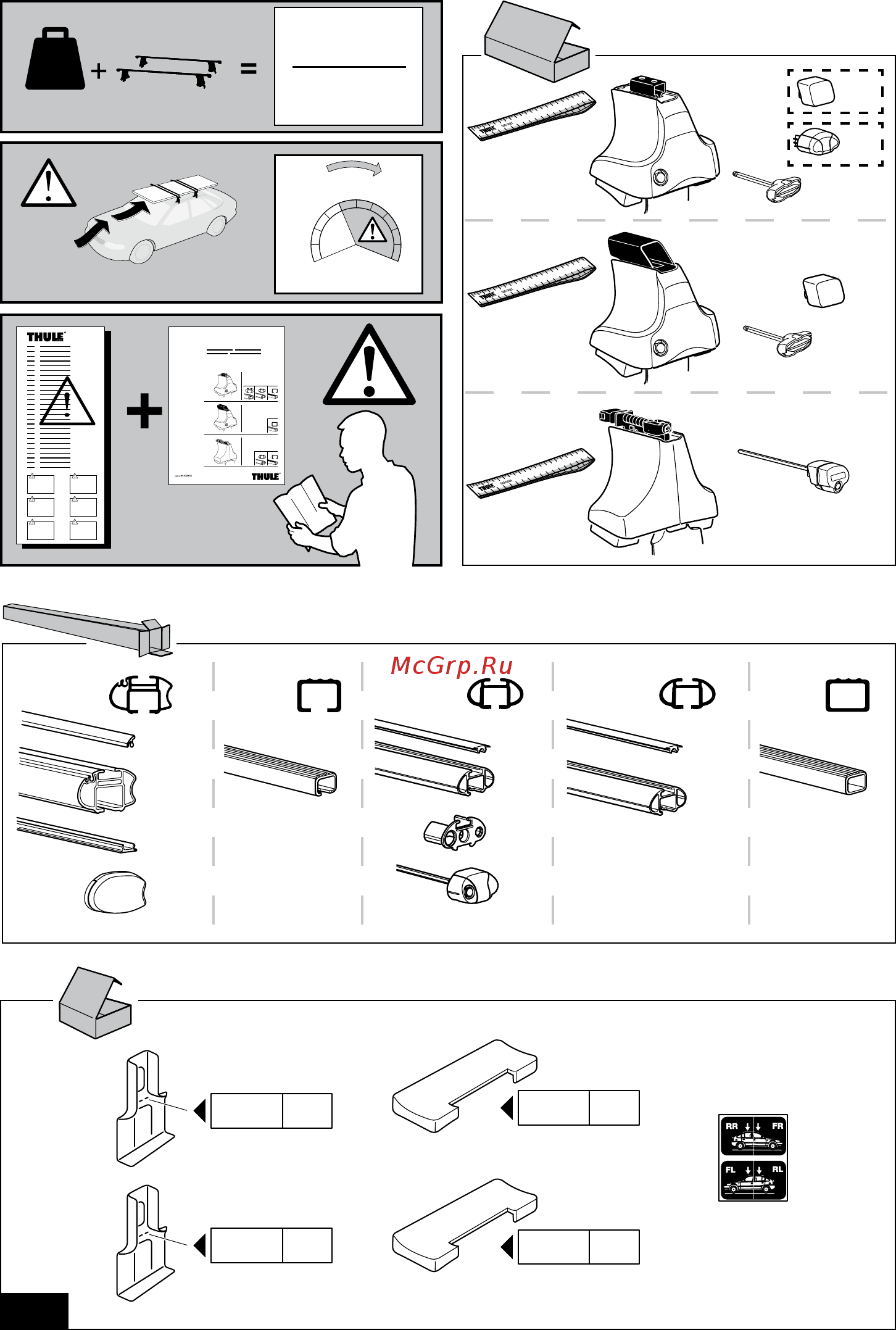 Thule 1368 [2/8] Instructions