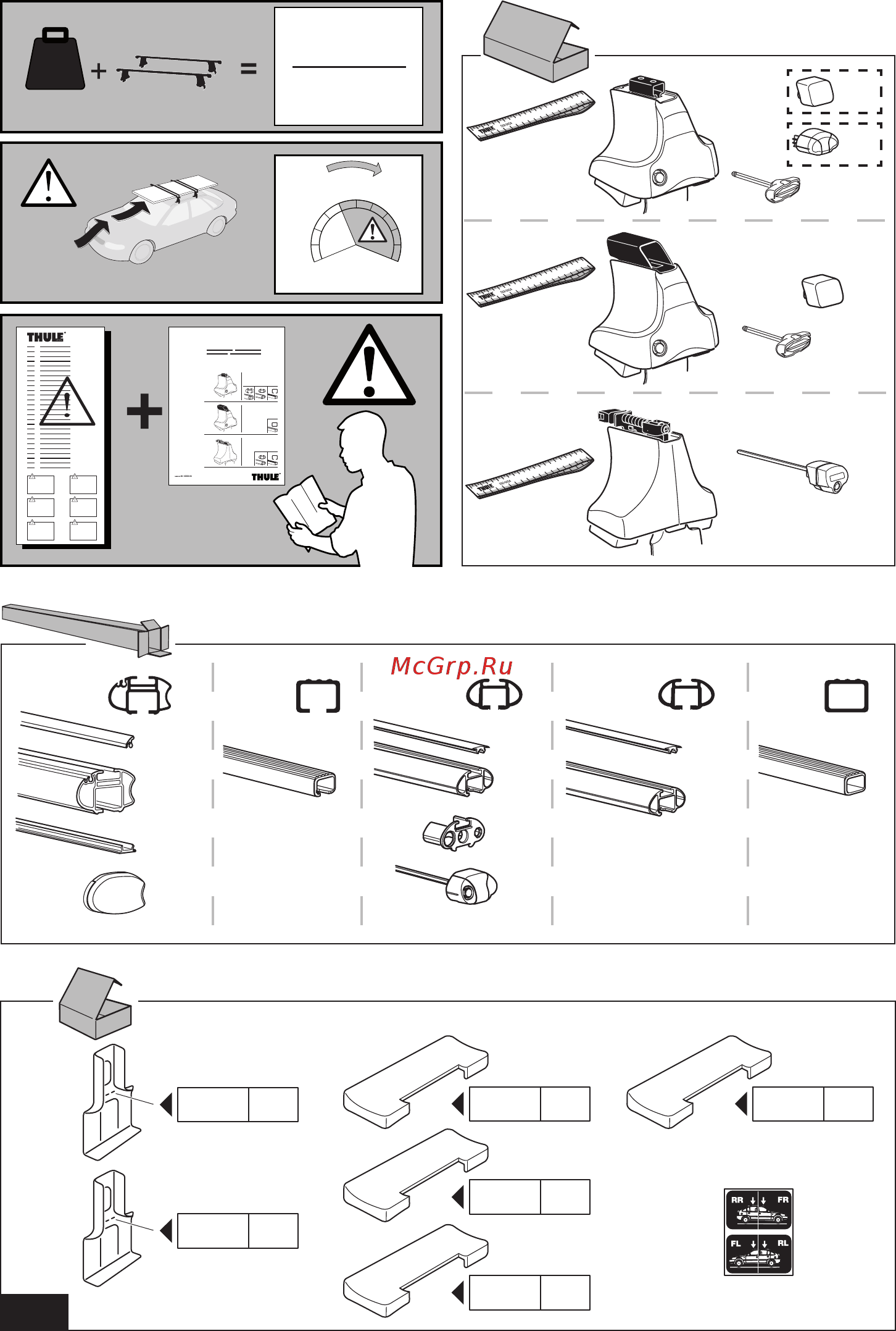 Thule 1550 [2/8] Instructions