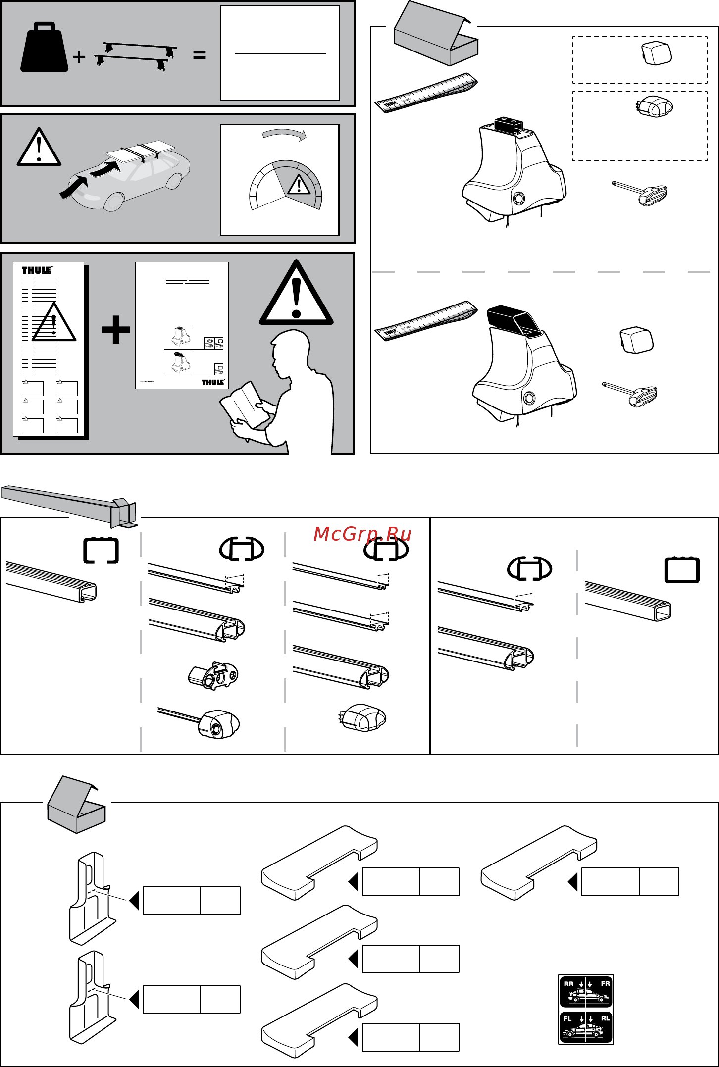 Thule 1551 [2/8] Instructions