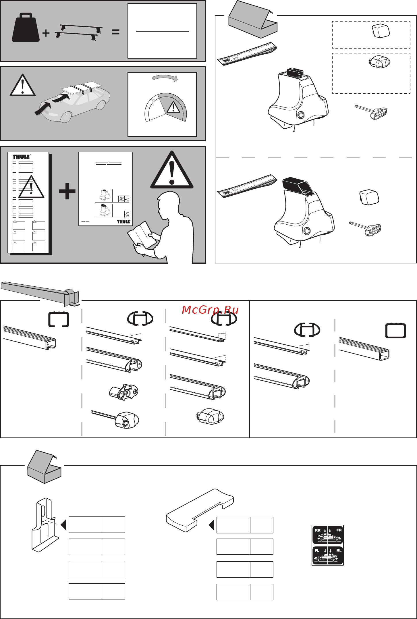 Thule 1627 [2/8] Instructions