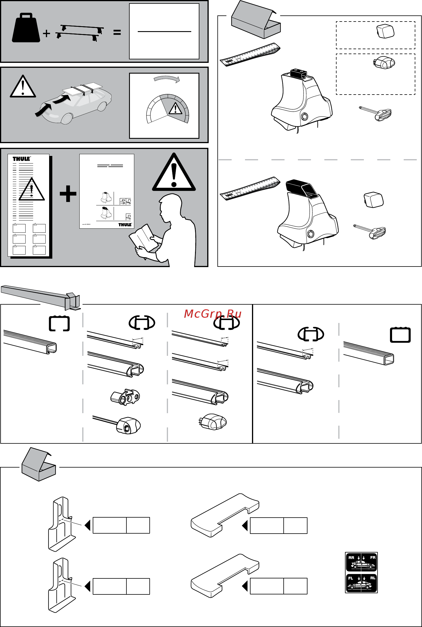 Thule 1636 [2/8] Instructions