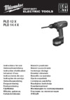 Milwaukee PLD 12X NIMH Инструкция по эксплуатации
