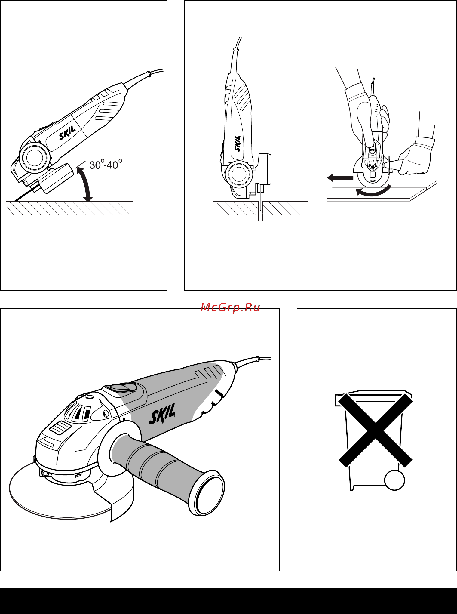 Skil 9030 LA (F 015 903 0LA) Инструкция по эксплуатации онлайн [176/180] 326804