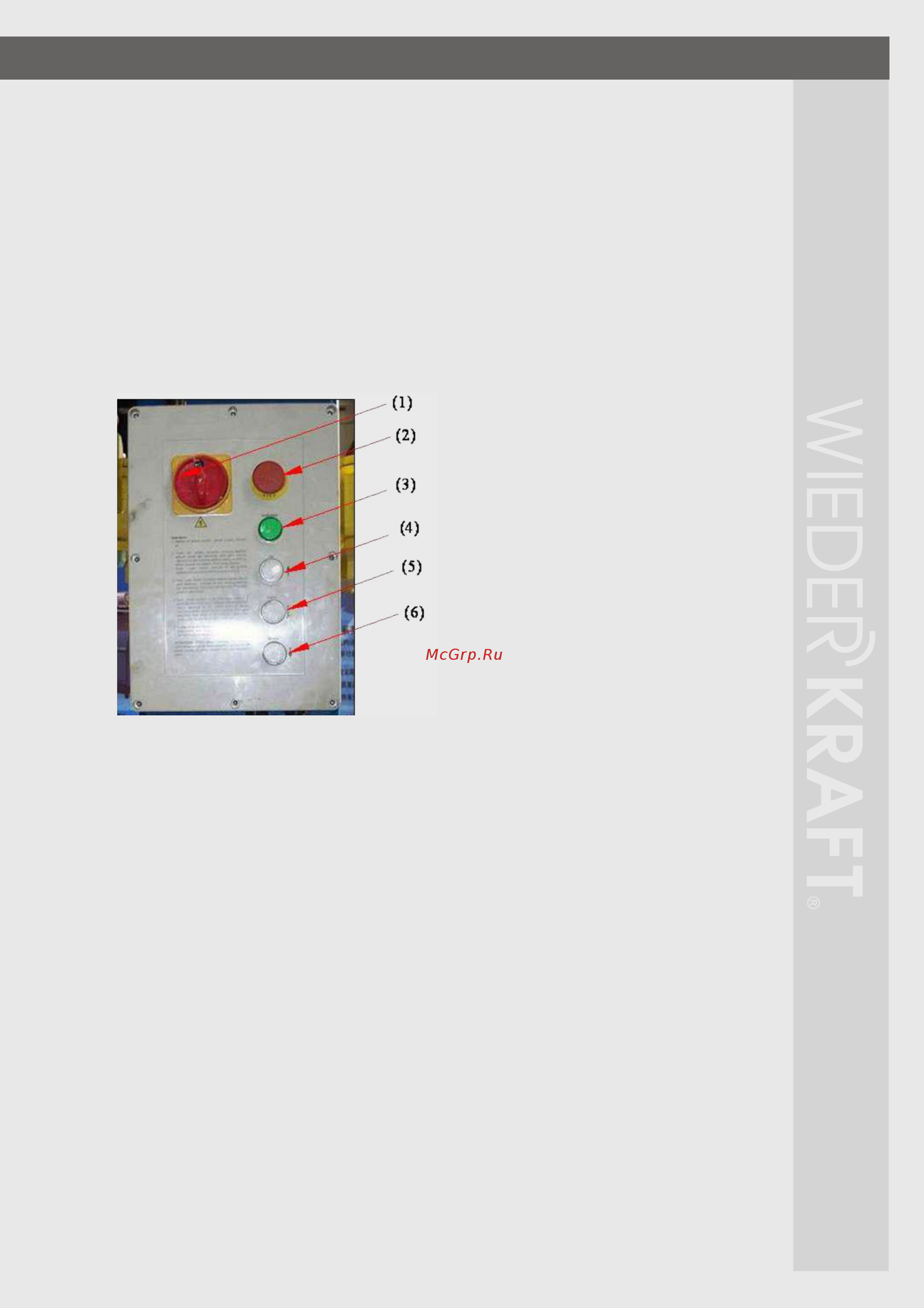 Wiederkraft WDK-522E/380 [15/24] Опускание