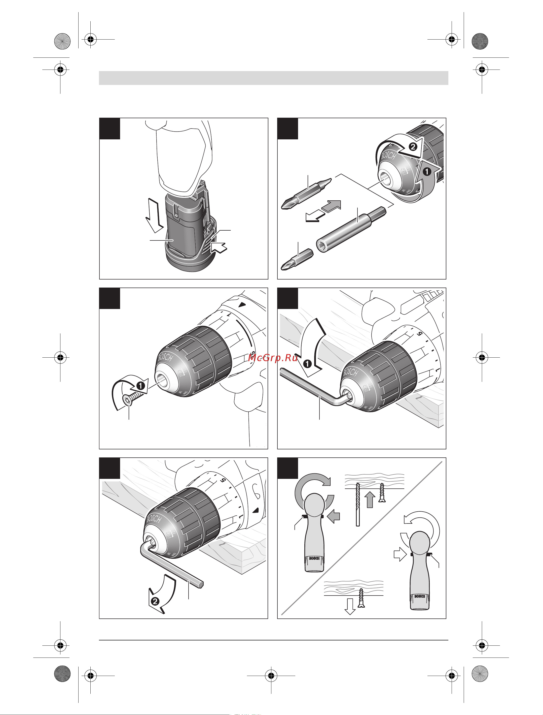 Bosch GSR 1080-2-LI (0.601.9E2.020) Инструкция по эксплуатации онлайн [5/175] 326861