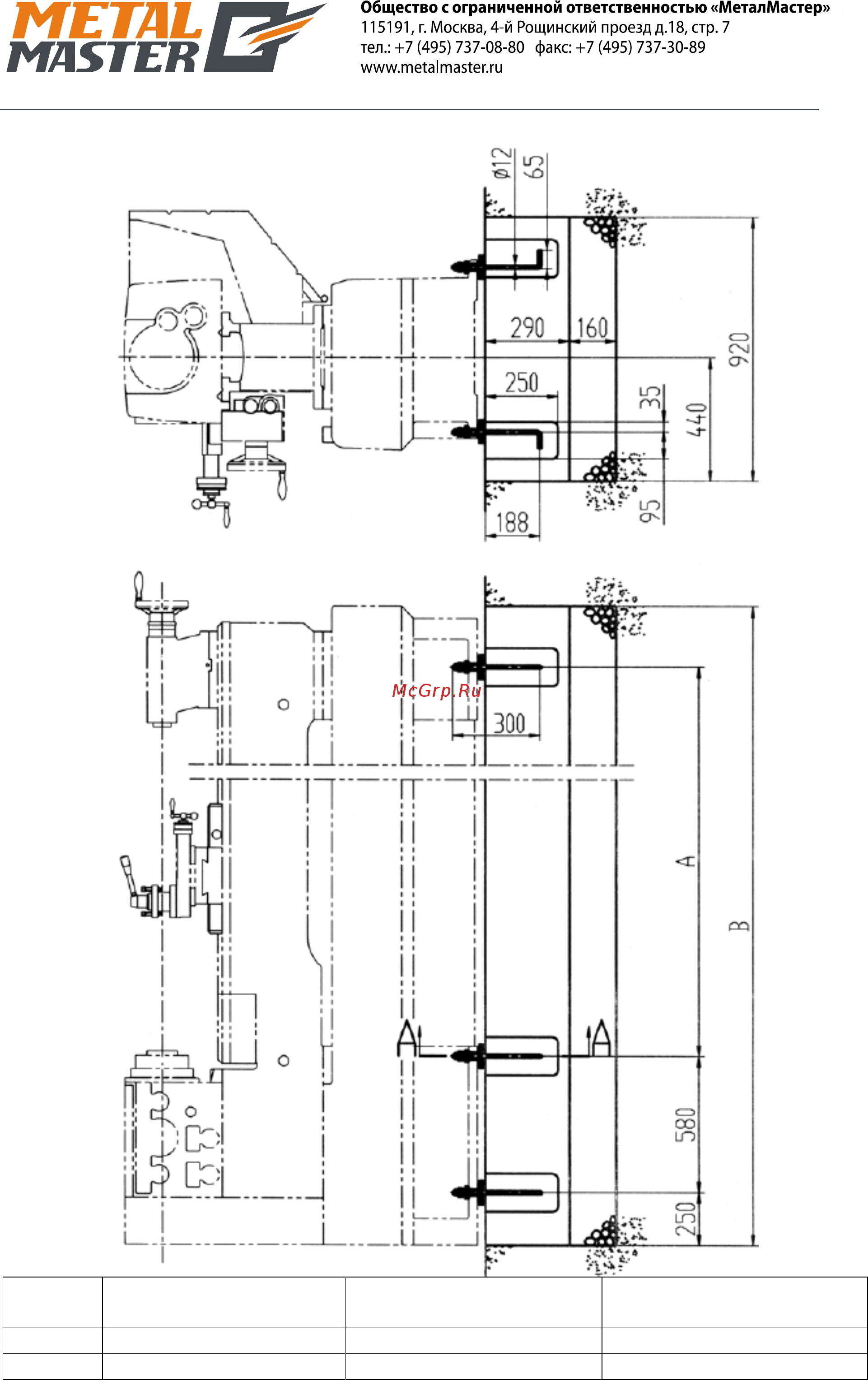Metalmaster Z51150 Инструкция по эксплуатации онлайн [11/95] 326872