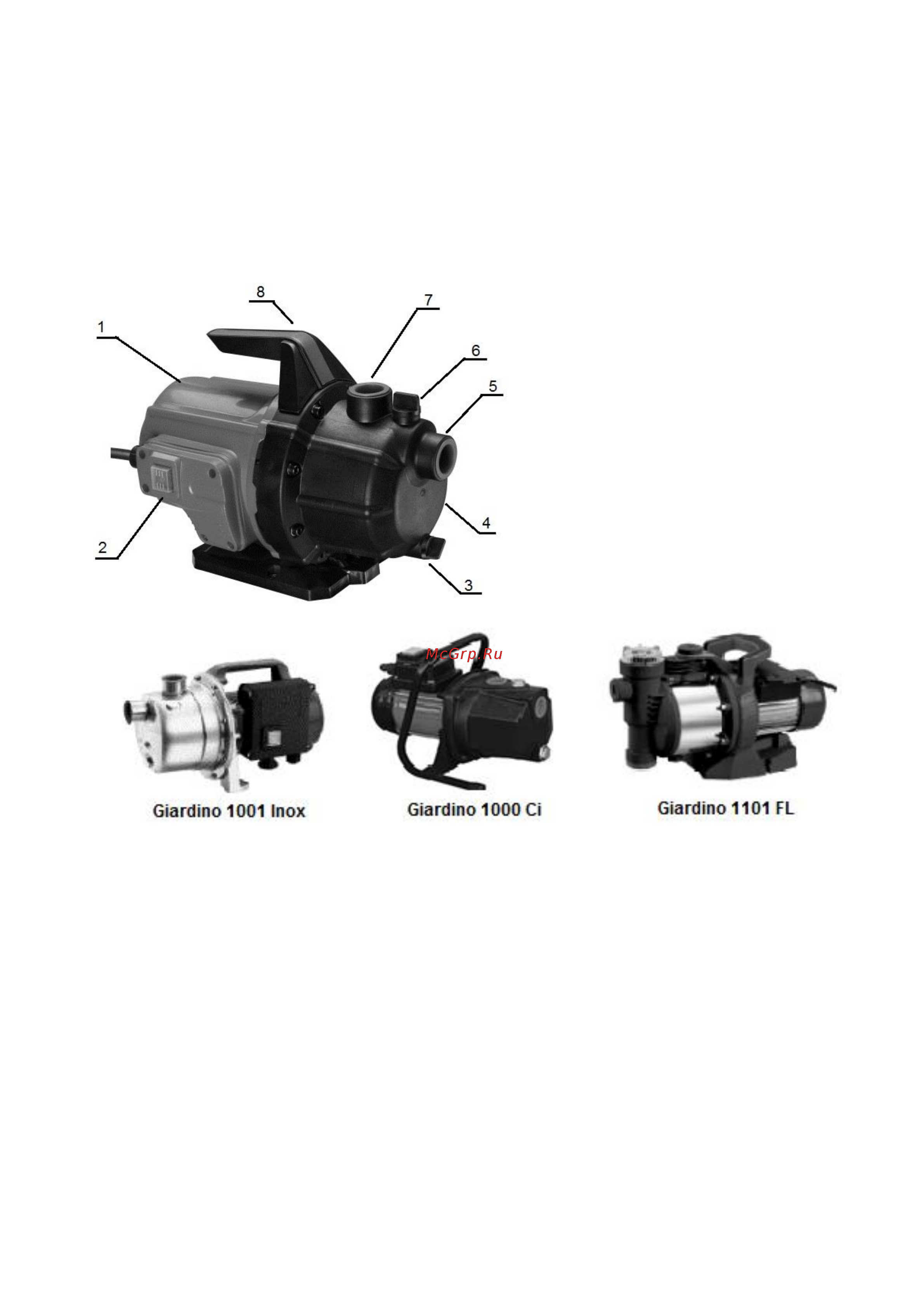 Quattro Elementi Giardino 1101 FL 910-201 [2/6] Назначение общее описание и внешний вид