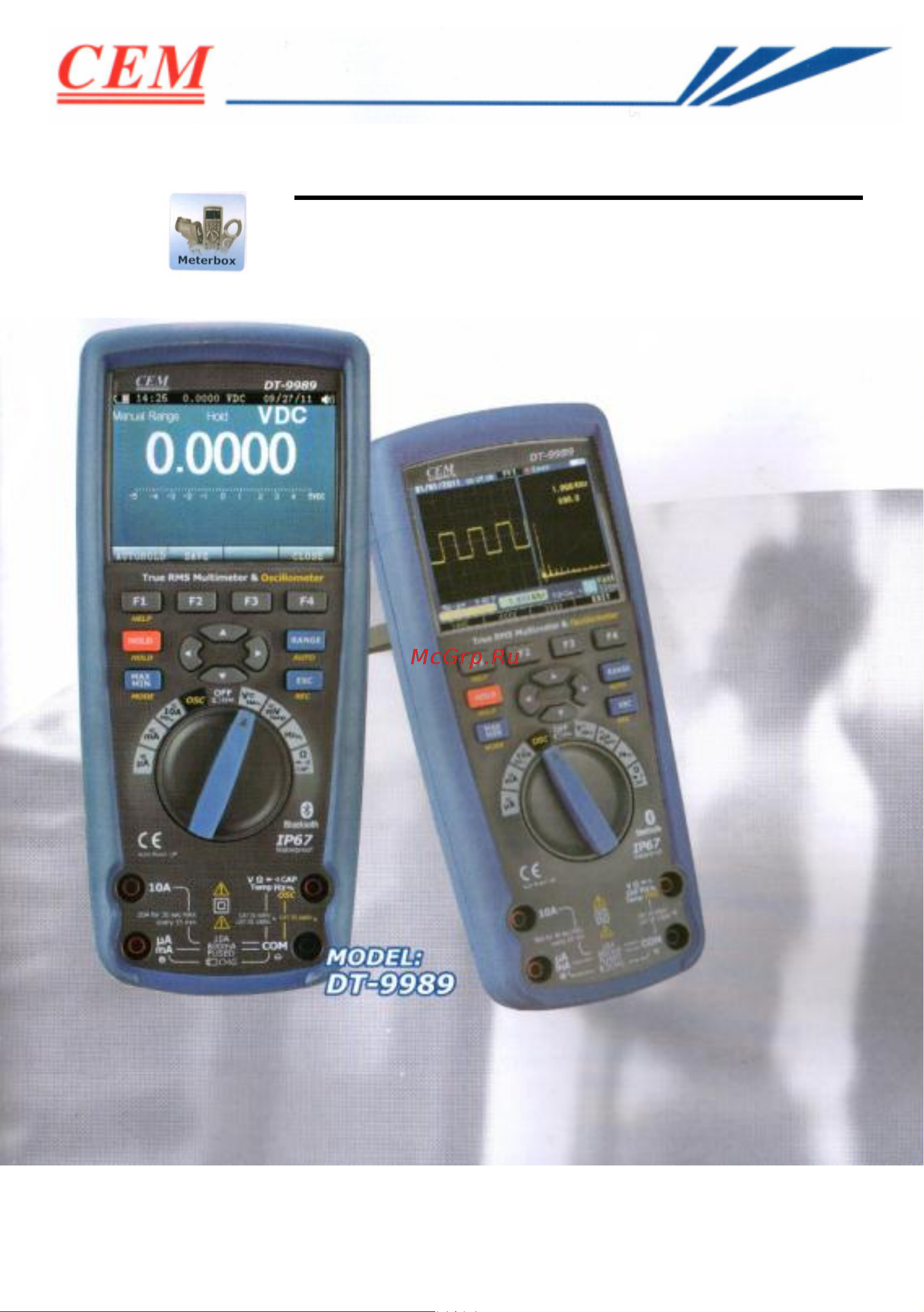 CEM DT-9989 Инструкция по эксплуатации онлайн