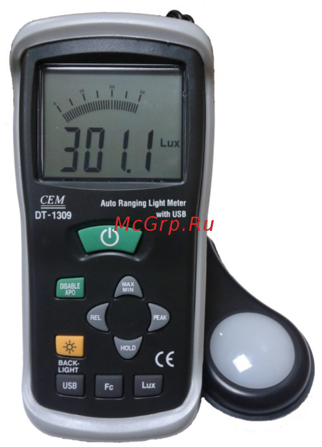 CEM DT-1309 Инструкция по эксплуатации онлайн