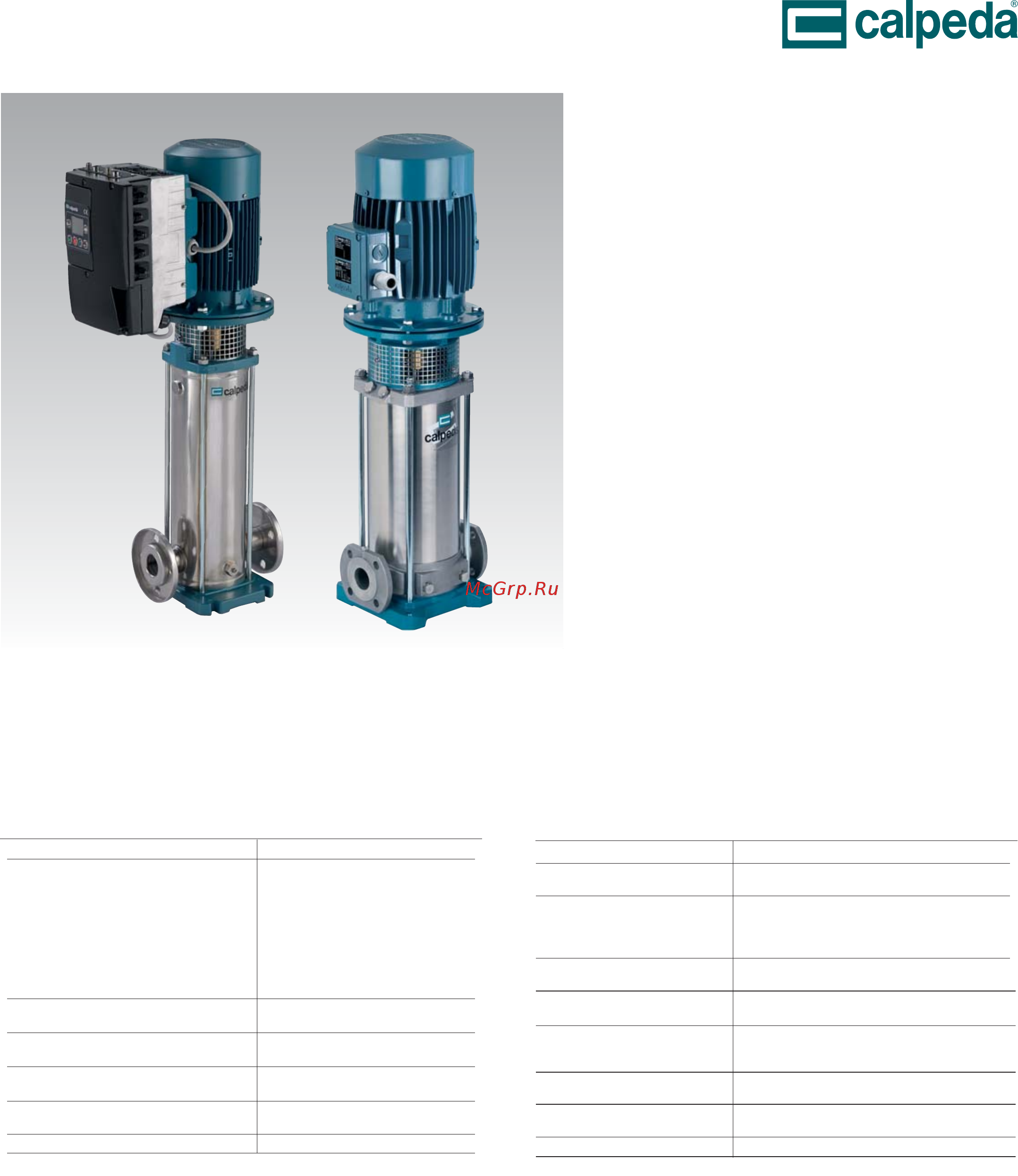 CALPEDA MXV 40-805/C 230/400/50 Hz M90 V1-2.2T [20/22] Мхуь 25 32 40