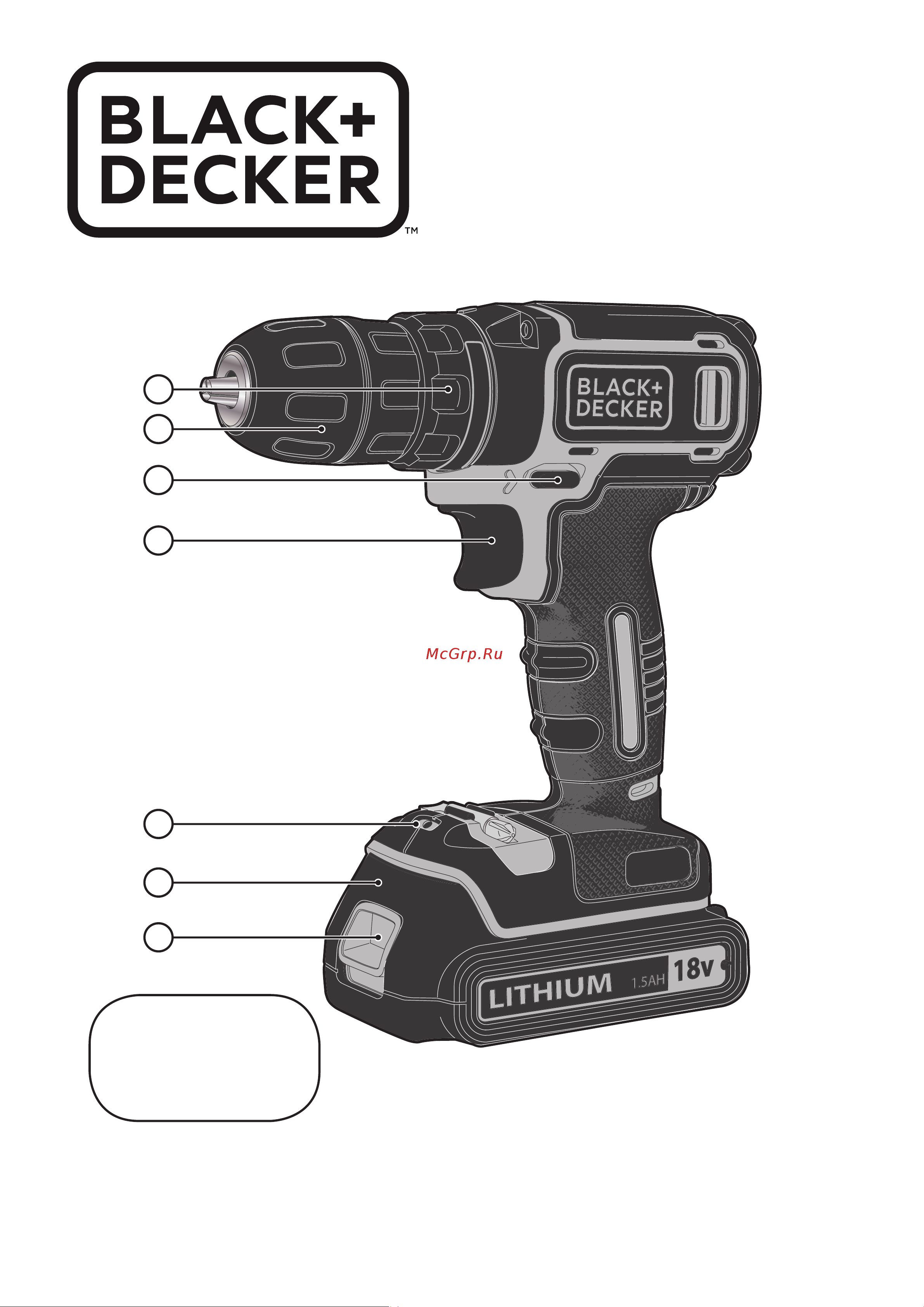 BLACK & DECKER BDCDC18K1B Инструкция по эксплуатации онлайн