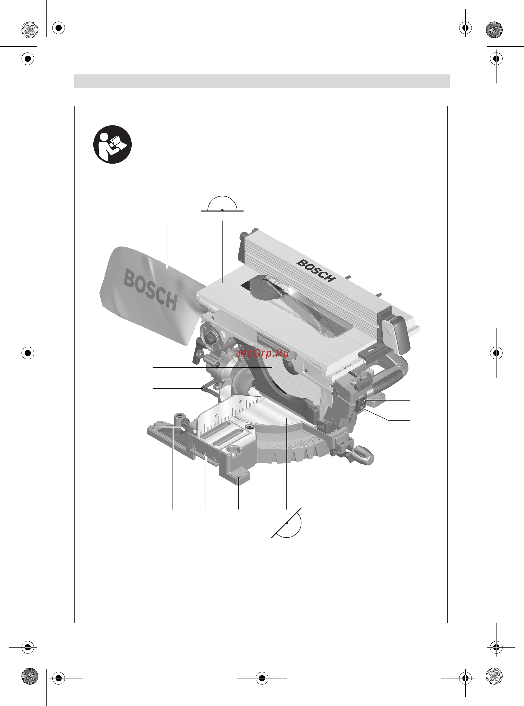 Bosch GTM 12 комбинированная (0.601.B15.000) Инструкция по эксплуатации онлайн [3/394] 327396