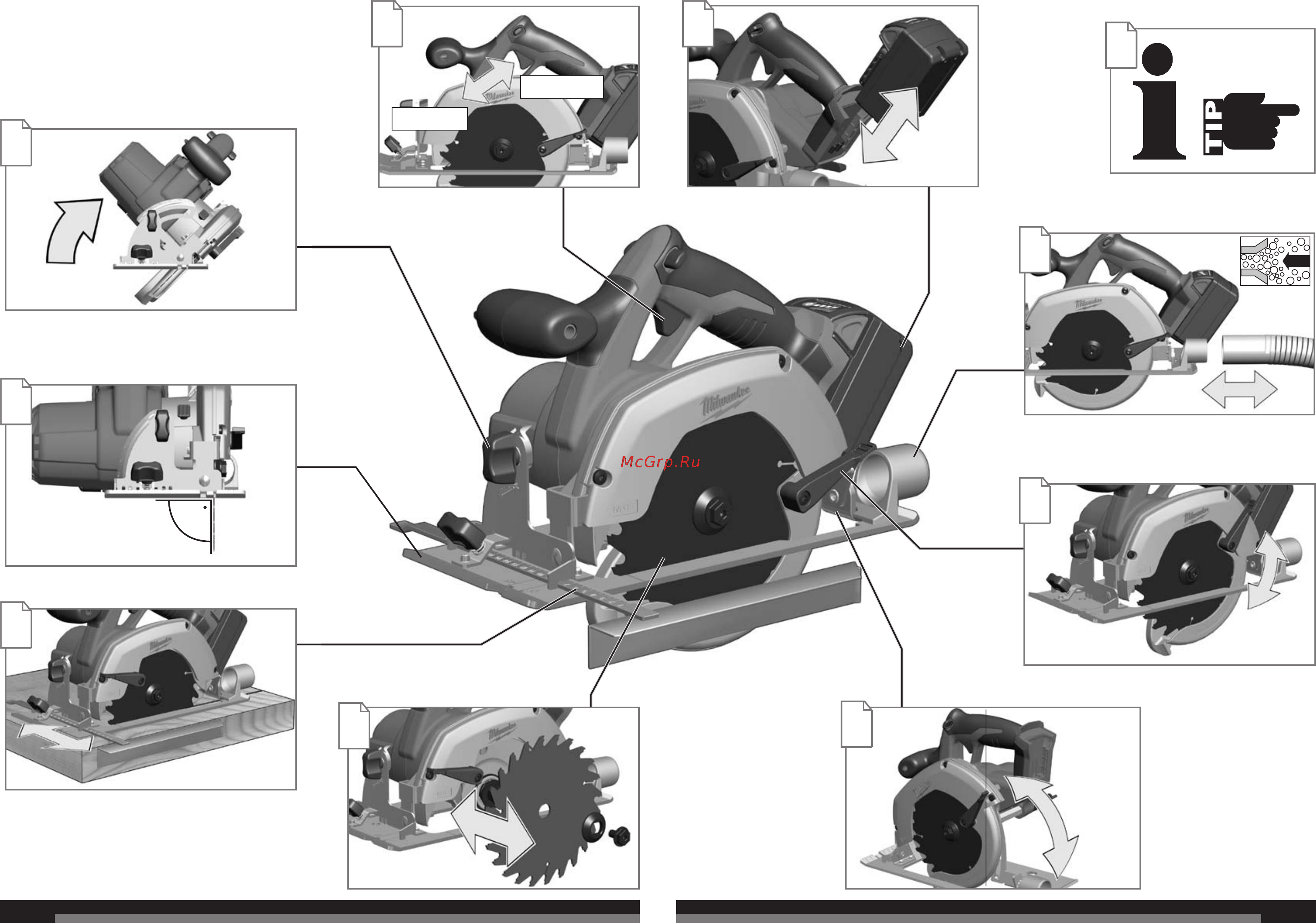 Milwaukee HD18 CS аккумуляторная Инструкция по эксплуатации онлайн [3/39] 327442