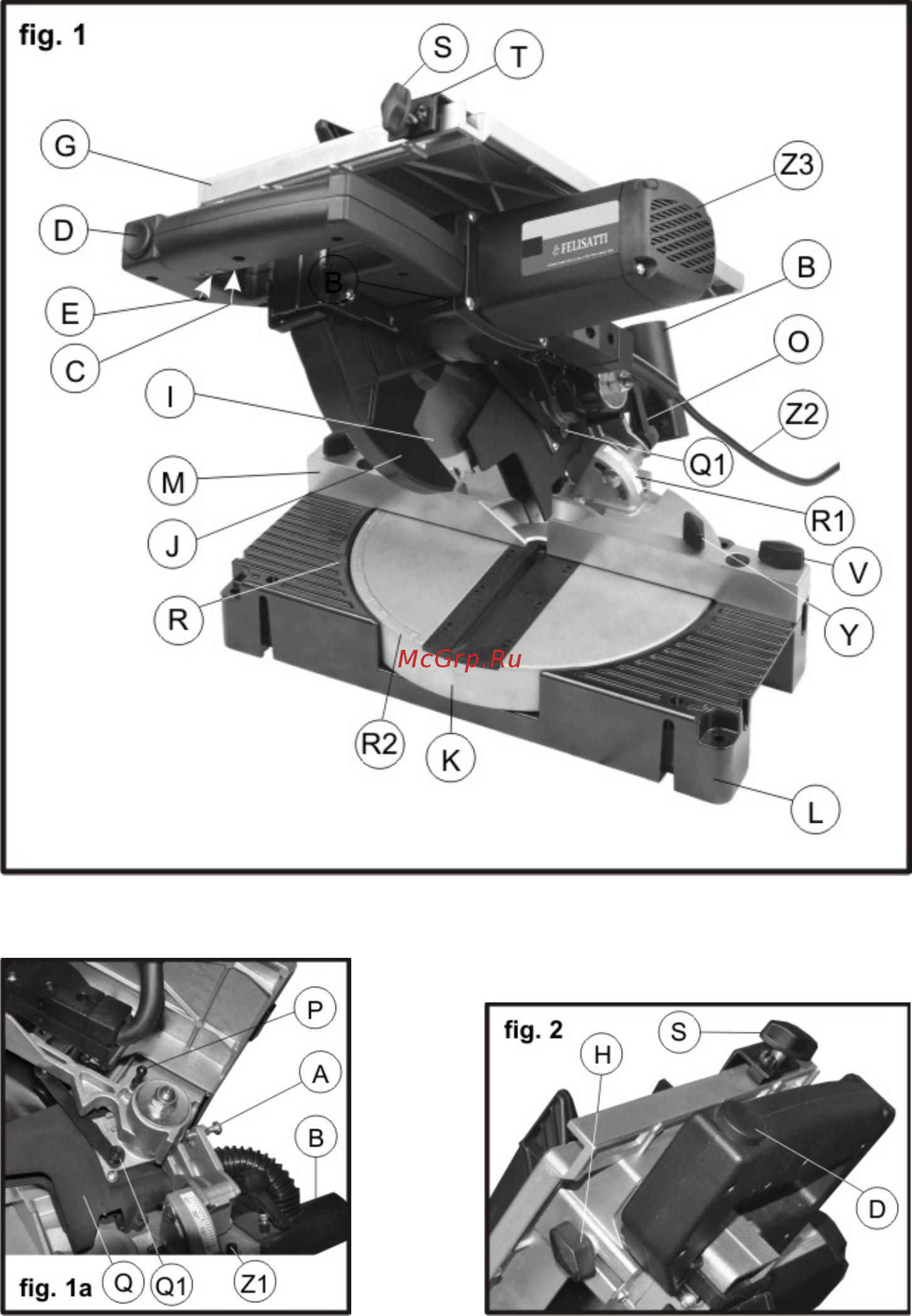 Felisatti MTF250/1500T комбинированная Инструкция по эксплуатации онлайн [2/8] 327517