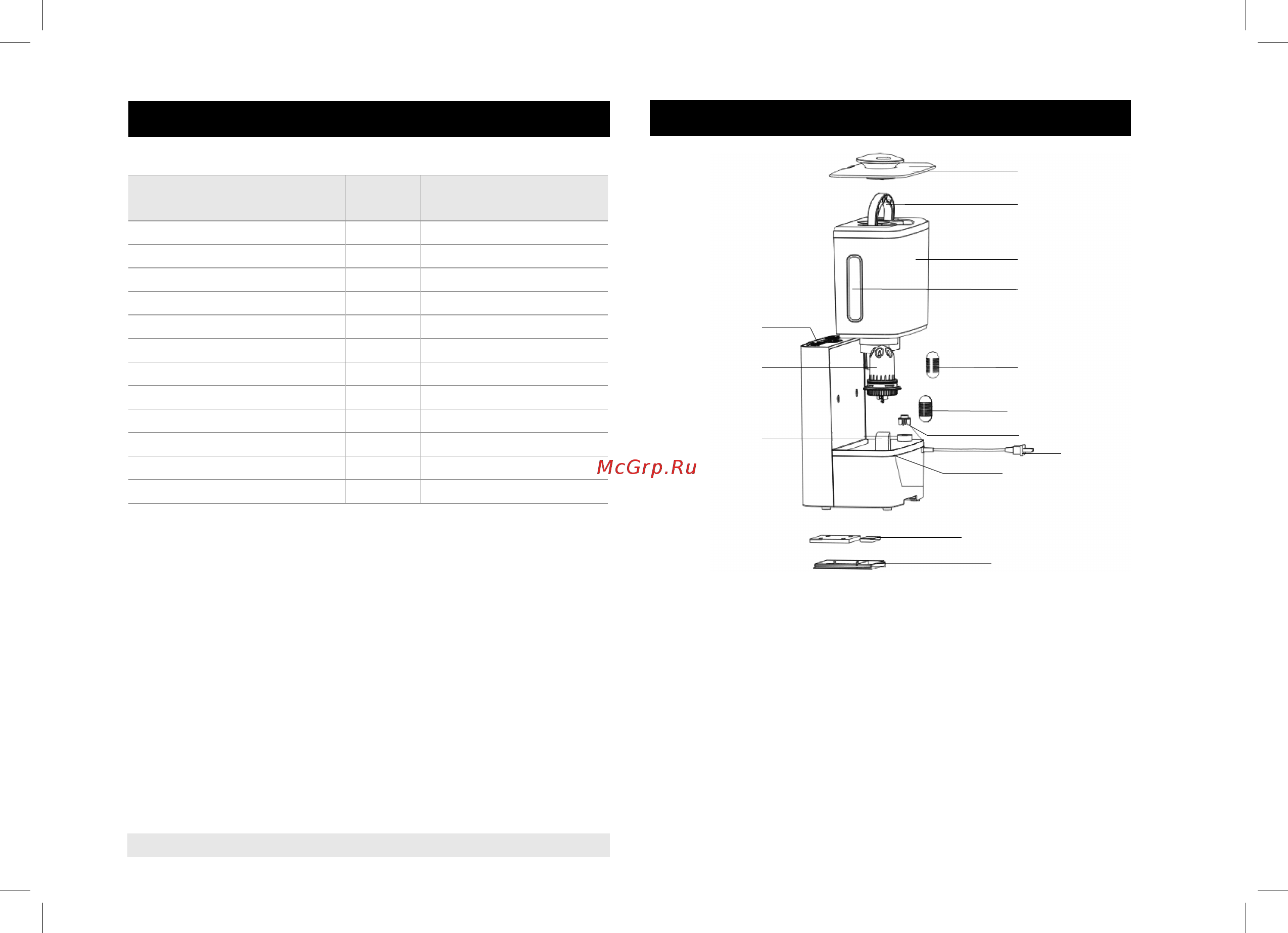 Timberk THU UL 11 (BL) [4/24] Specifications 4 description of the unit