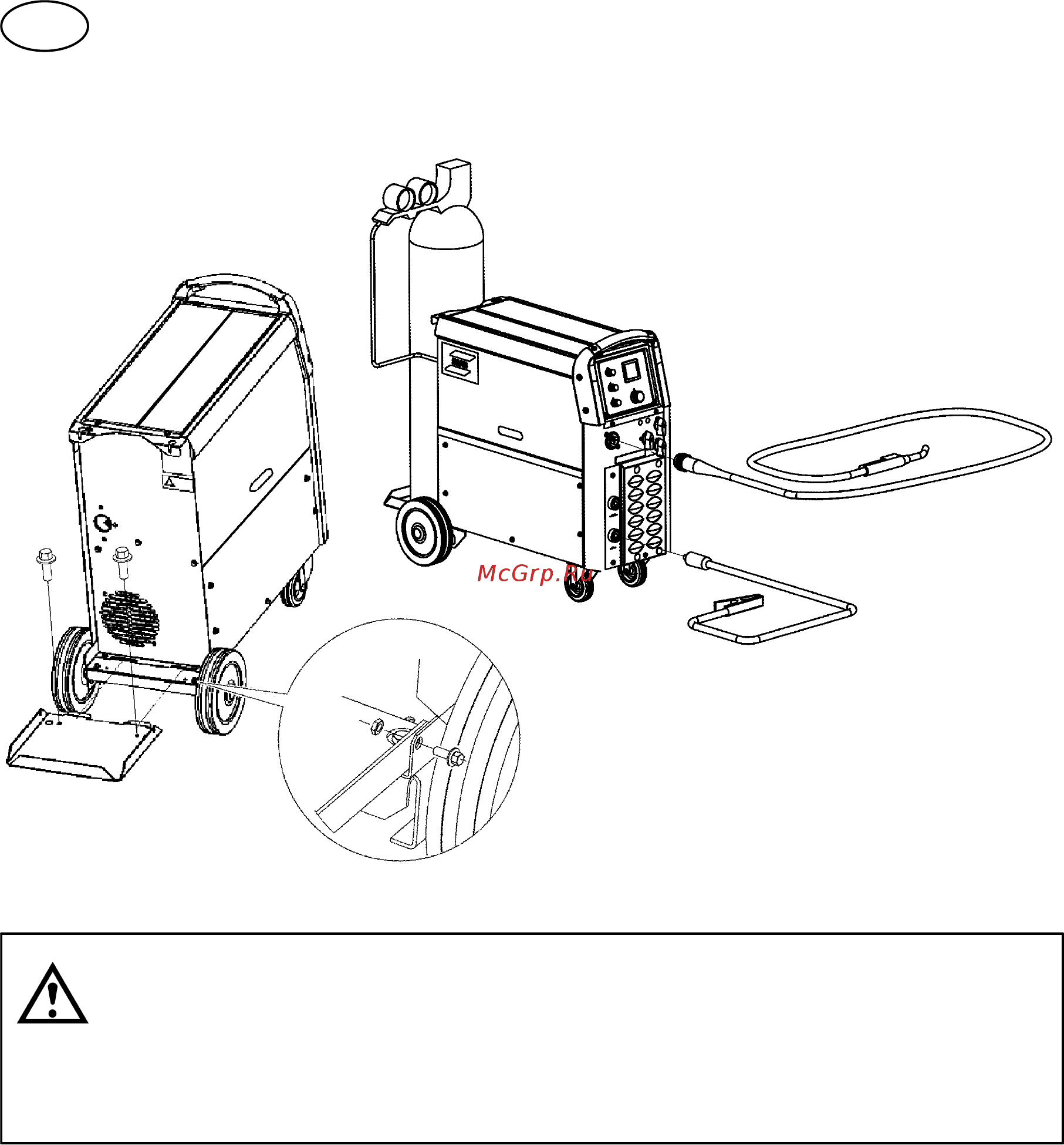 Esab Origo Mig C340 PRO 4WDc [8/32] Сборка компонентов