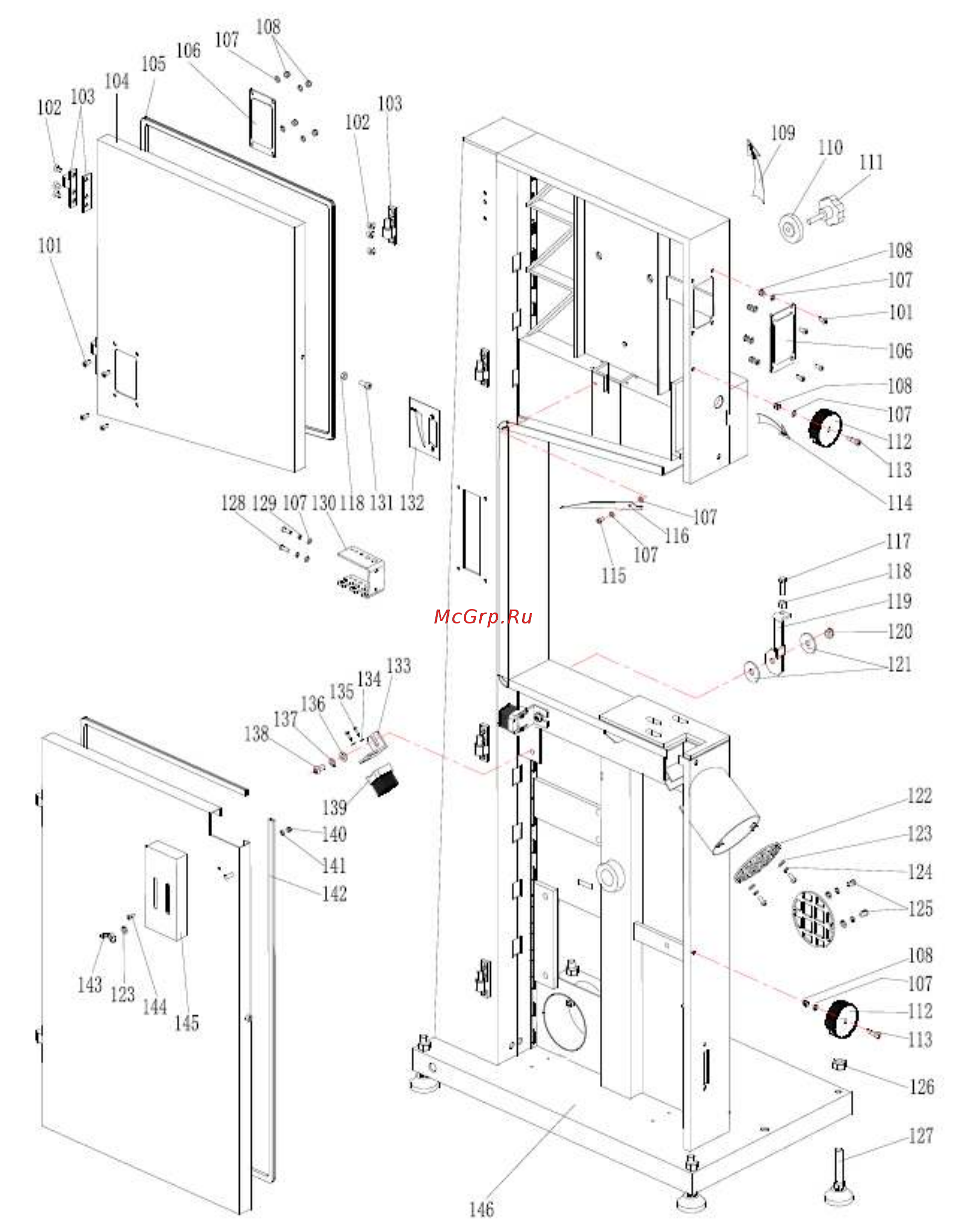 HARVEY HW618E [19/32] Сборочные чертежи