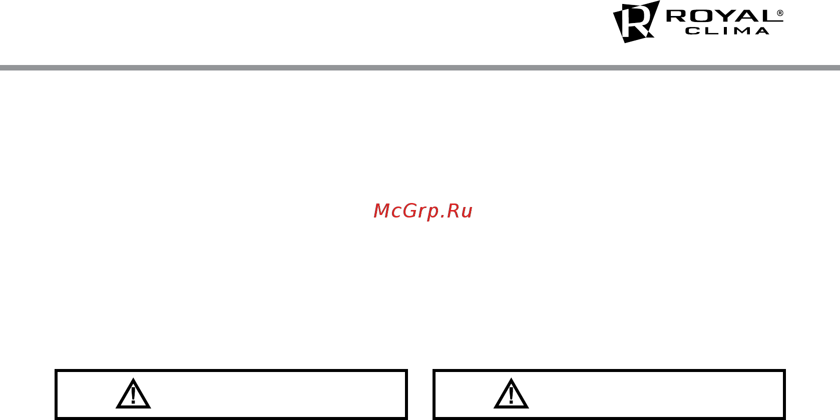 Royal Clima RWH-G50-FE [3/24] Используемые обозначения