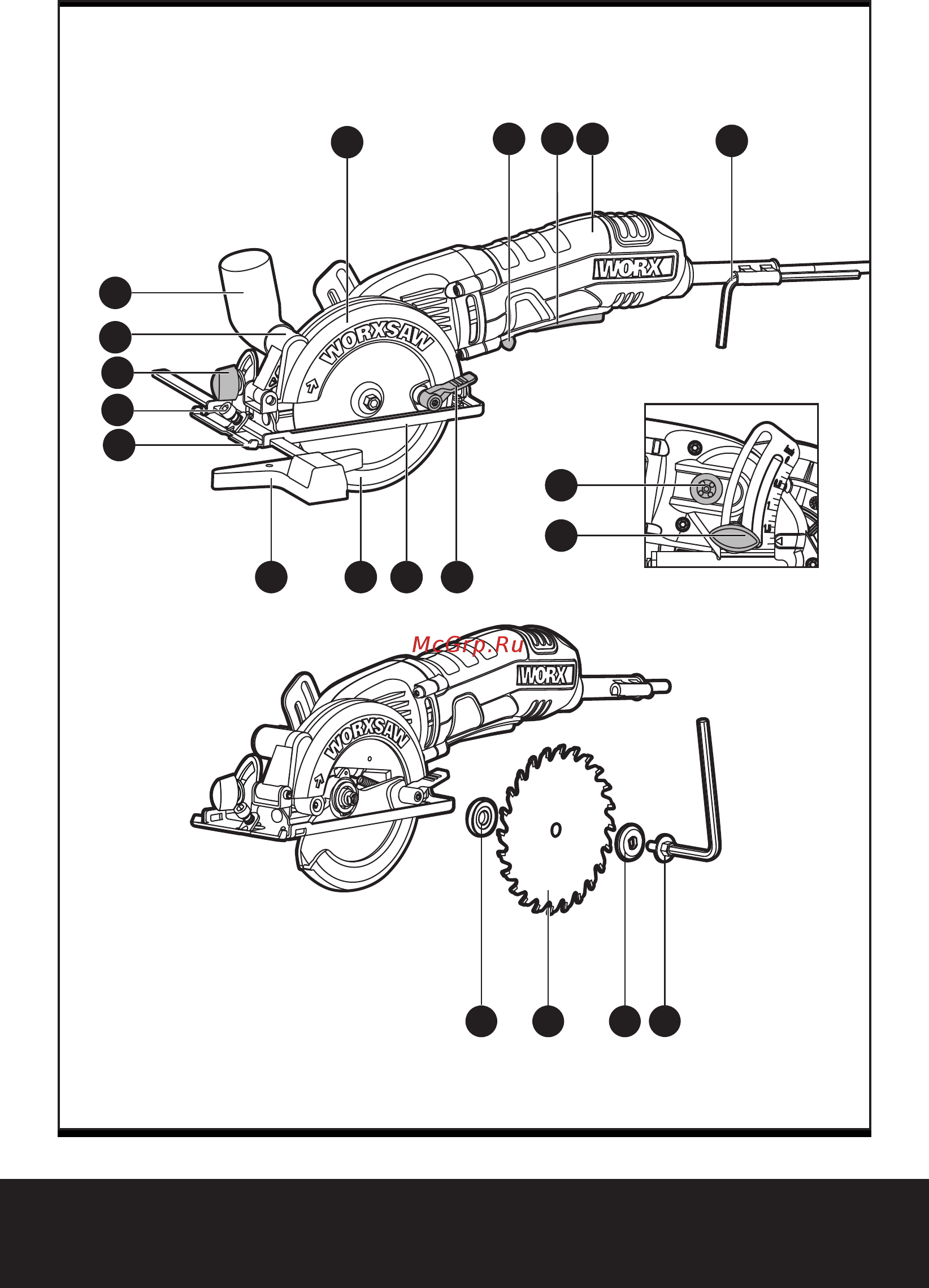 Worx WX429 Инструкция по эксплуатации онлайн [3/116] 327984