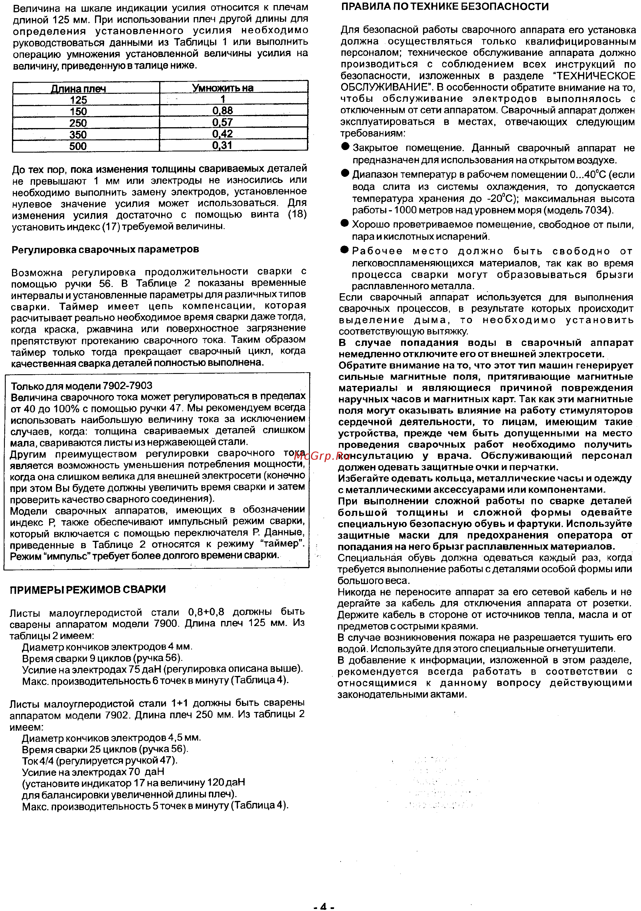 TECNA 7903 Инструкция по эксплуатации онлайн [5/15] 328017