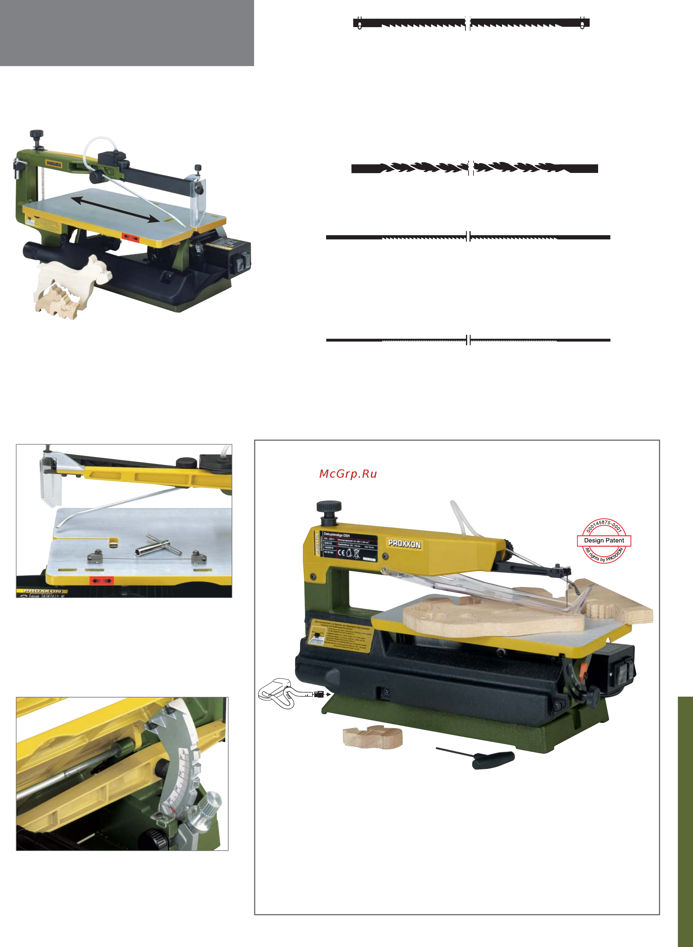 PROXXON DSH 28092 [2/2] Двухскоростной электролобзик dsh проверенная временем модель вылет 400 мм