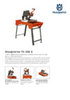 Husqvarna TS 300 E (9651546-01) Инструкция по эксплуатации