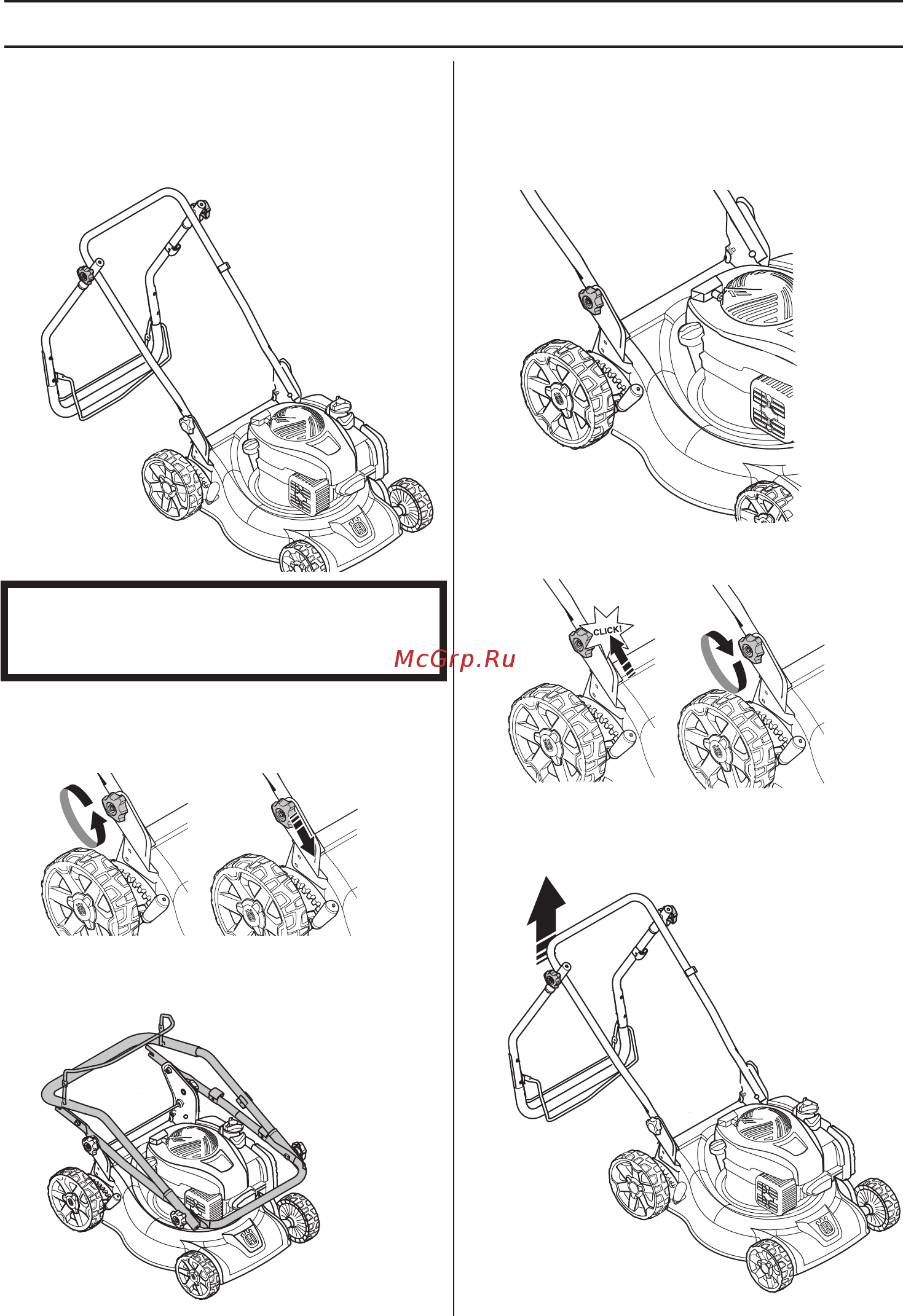 Husqvarna LC140S (9676368-01) [152/420] Montaggio e regolazioni