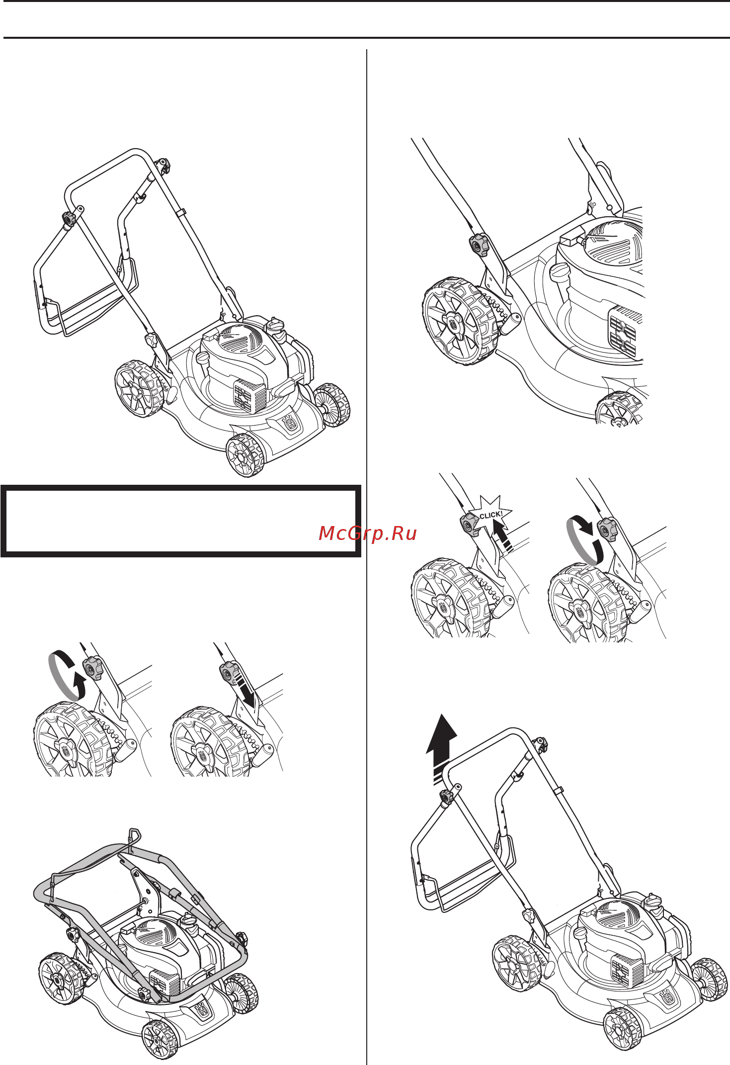 Husqvarna LC140S (9676368-01) [24/420] Samling og justeringer