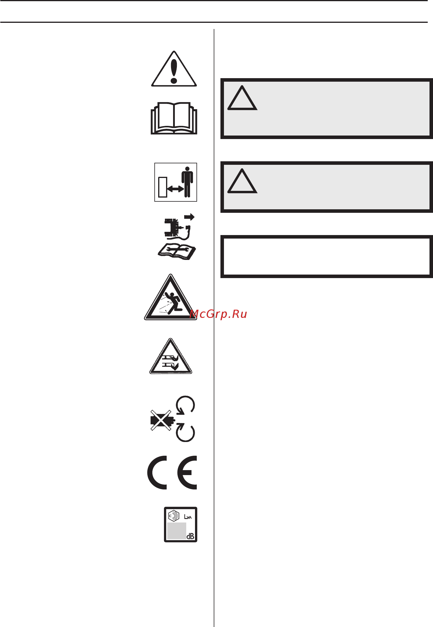 Husqvarna LC140S (9676368-01) [66/420] Explanation of warning levels