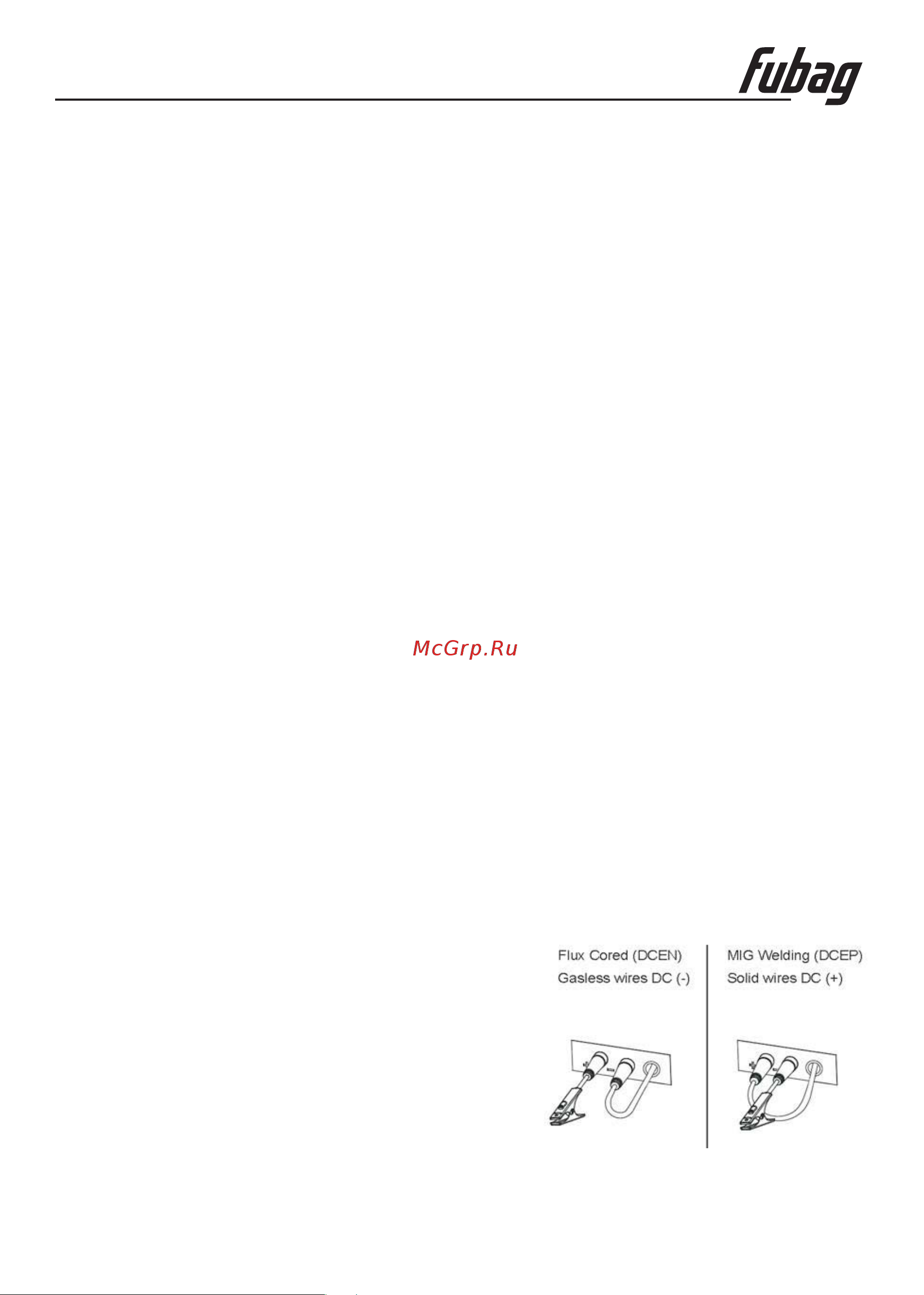 Fubag IRMIG 200 SYN 38643 + горелка FB 250 3 м [11/16] Инструкция по эксплуатации