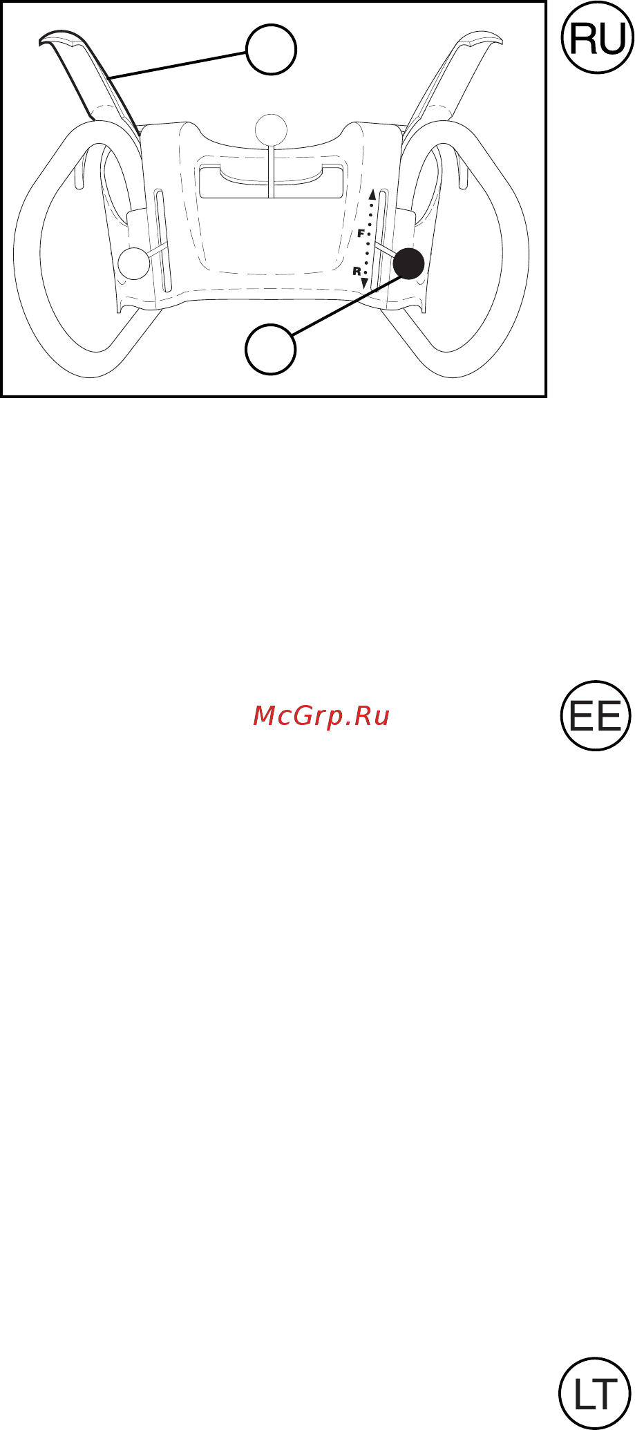 McCulloch PM55 [24/60] Edasi ja tagasisuunas liikumine