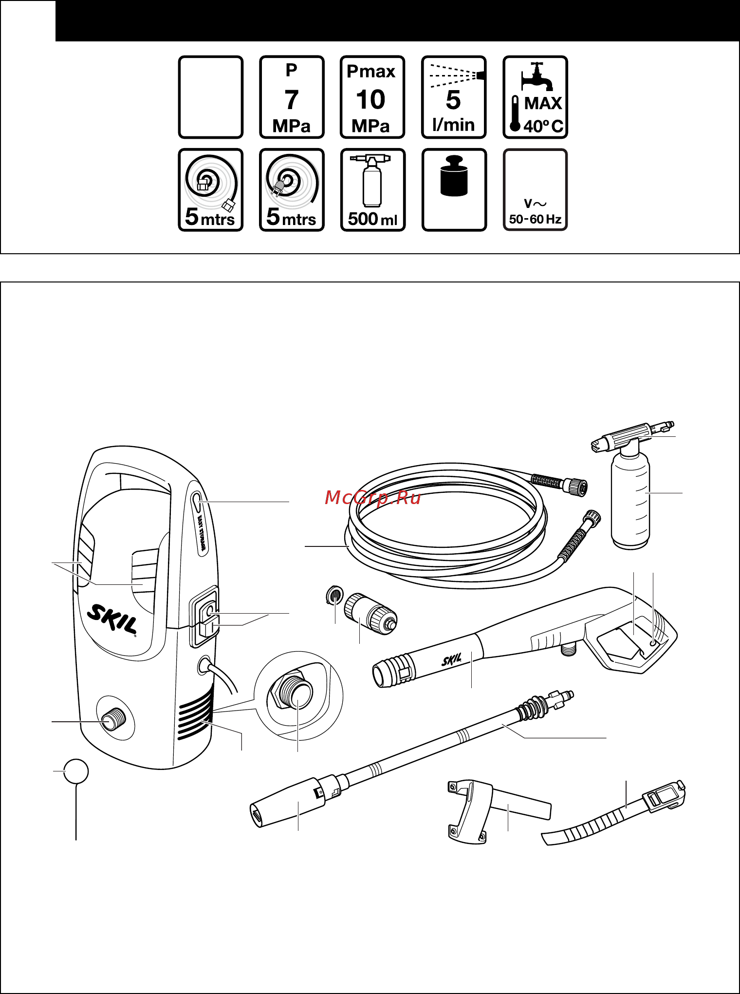 Skil 0760 RA (F 015 076 0RA) Инструкция по эксплуатации онлайн [2/104] 328393