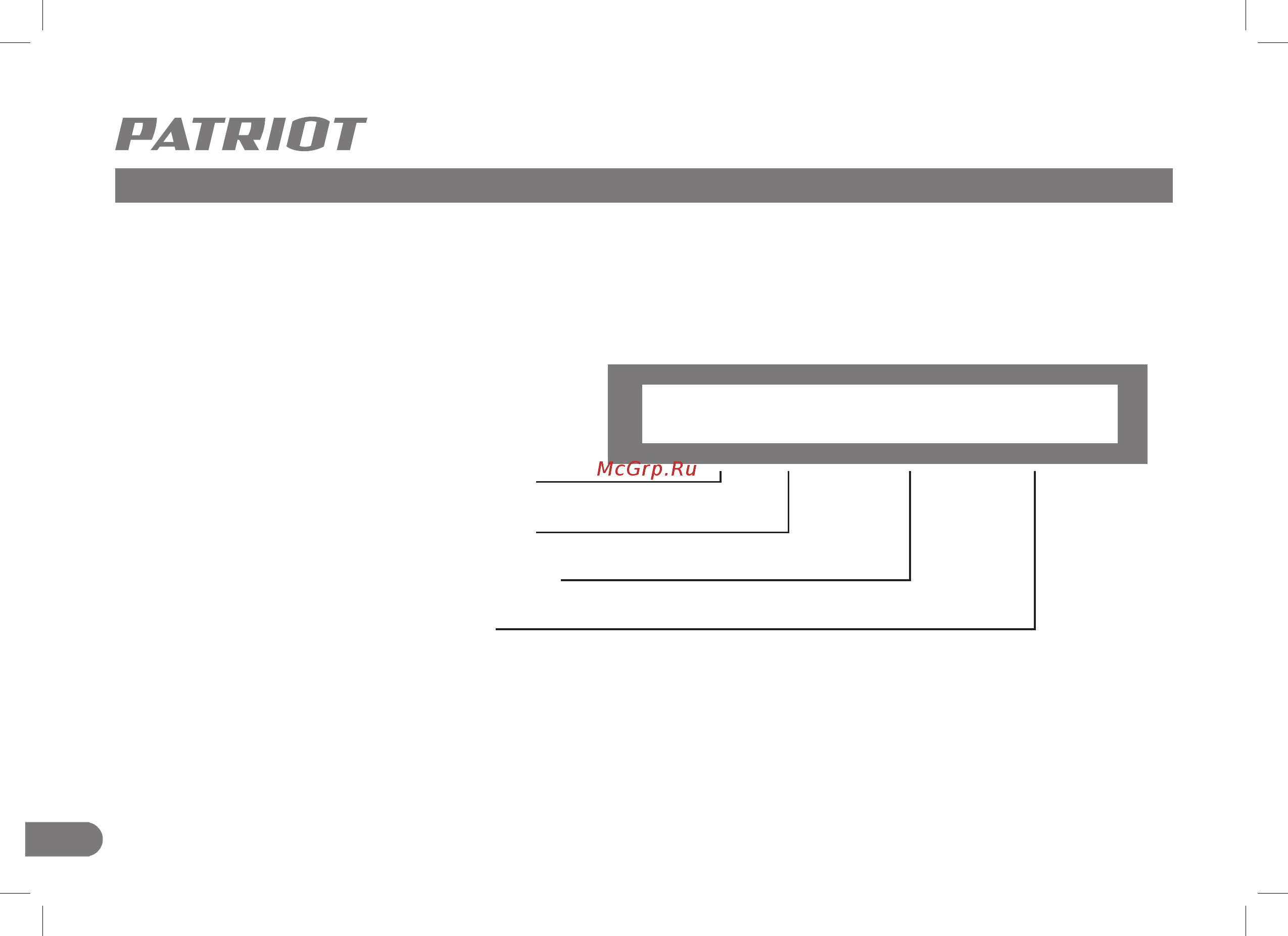 Patriot DM 120 120301120 Инструкция по эксплуатации онлайн [16/20] 863123
