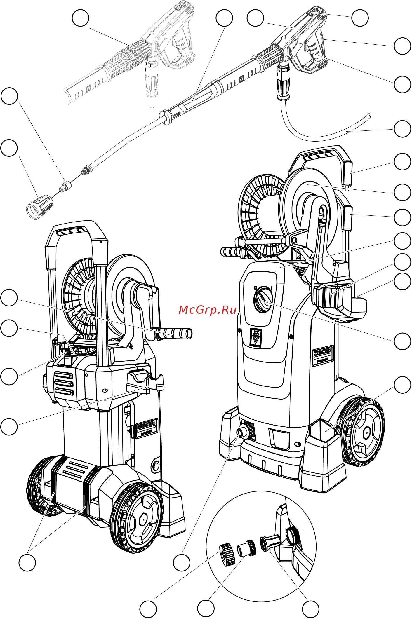 Karcher HD 6/15 M EU 1.150-930.0 Инструкция по эксплуатации онлайн [4/208] 816853