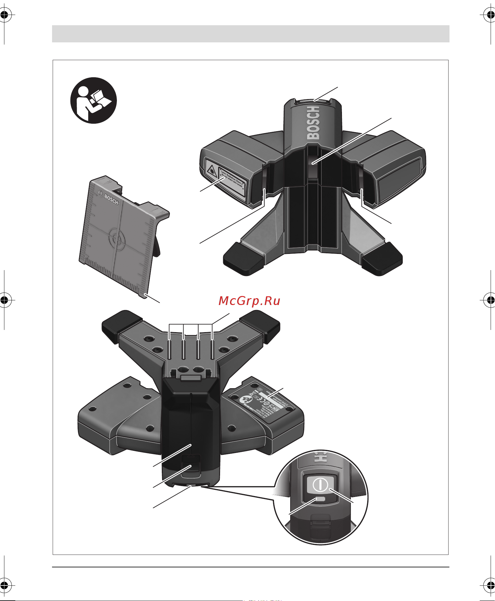 Bosch GTL 3 Professional (0601015200) Инструкция по эксплуатации онлайн [3/17] 669436