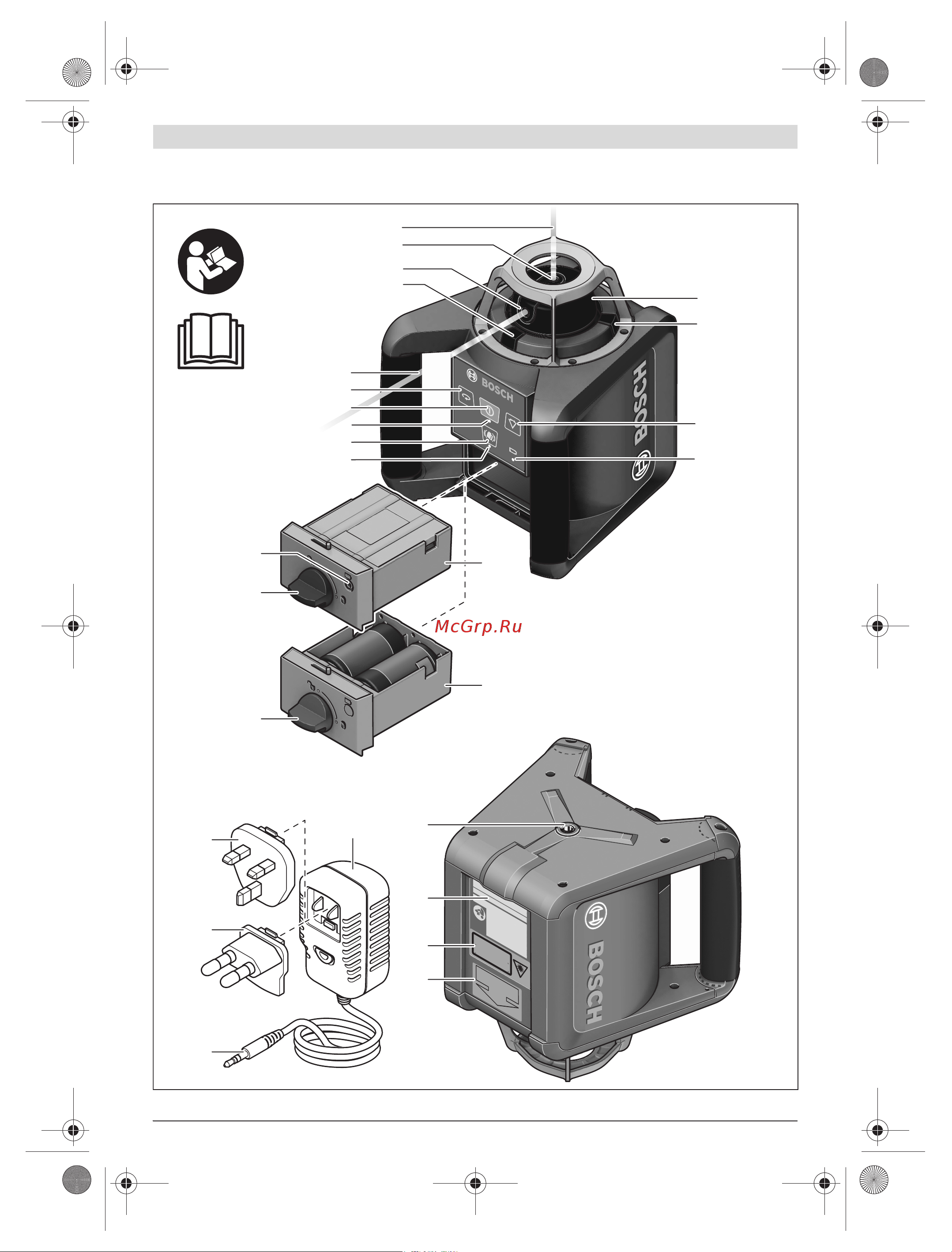 Bosch GRL 300 HV (0.601.061.501) Инструкция по эксплуатации онлайн [3/309] 328539